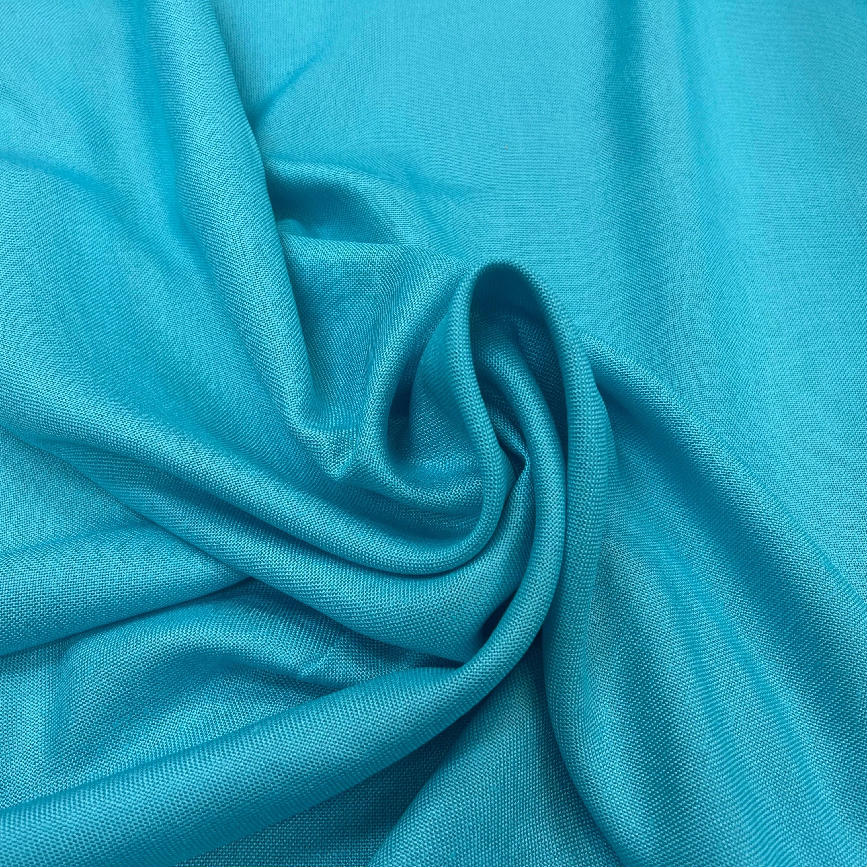 NATTE VISCOSE CANEVAS TURQUOISE - My Little Coupon