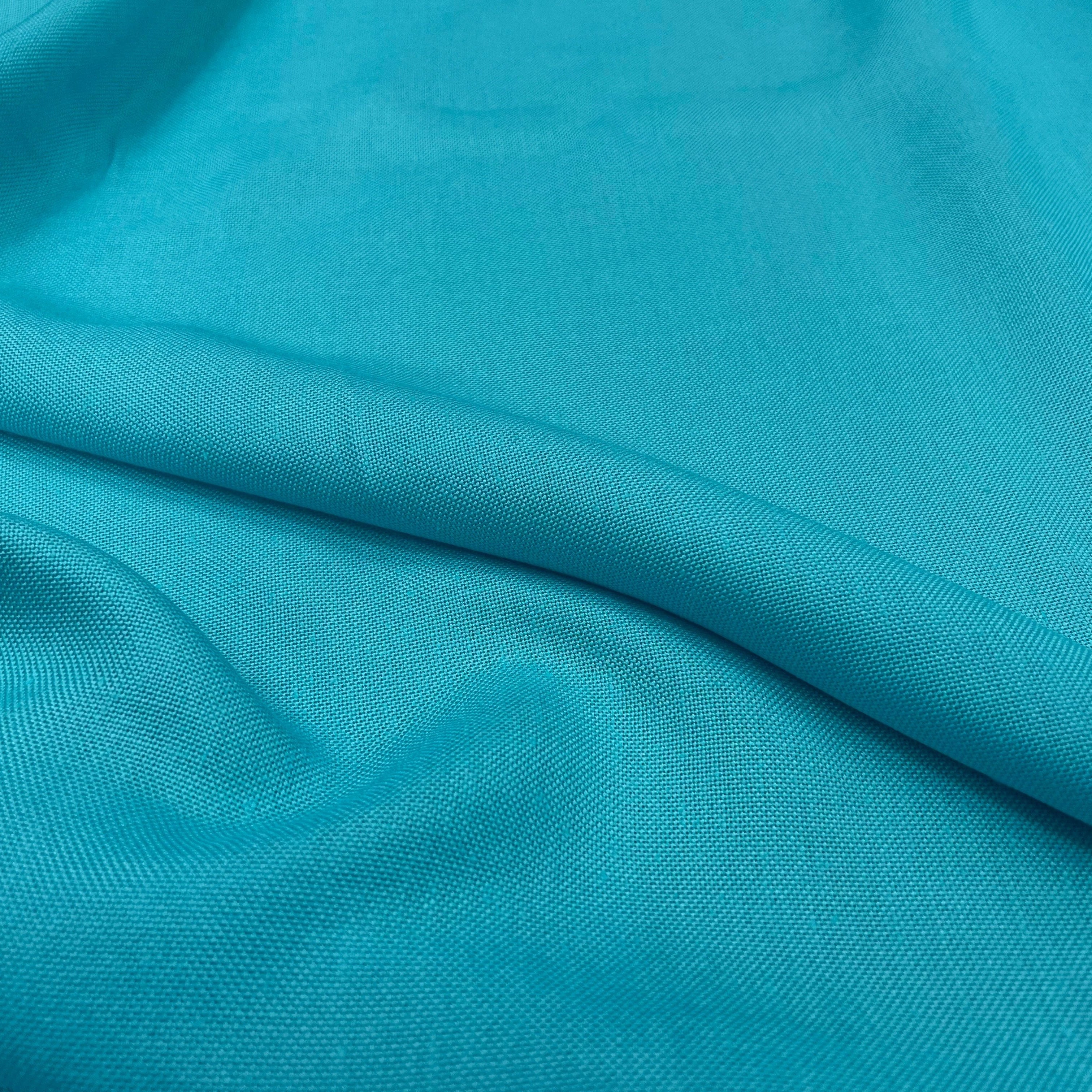 NATTE VISCOSE CANEVAS TURQUOISE - My Little Coupon