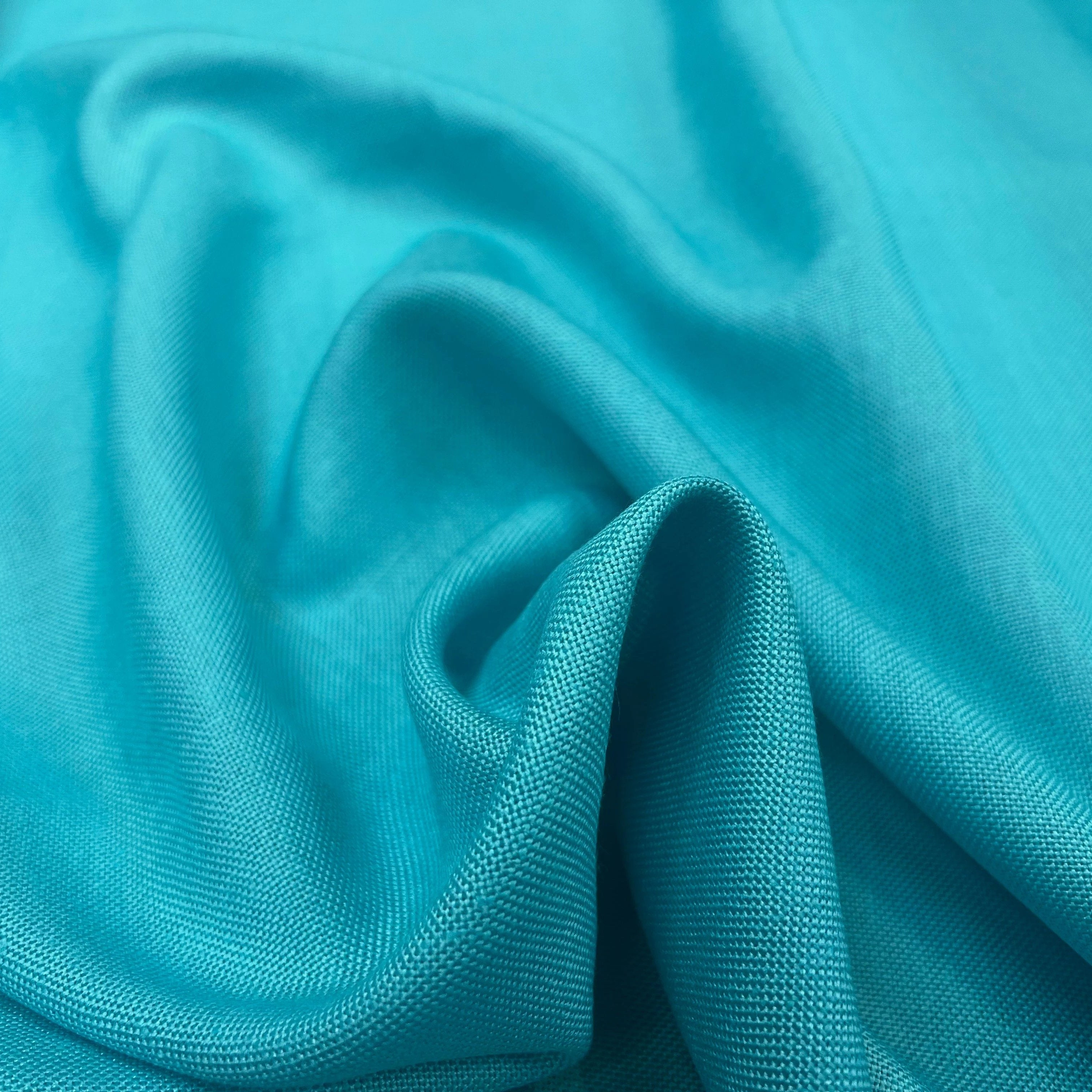 NATTE VISCOSE CANEVAS TURQUOISE - My Little Coupon