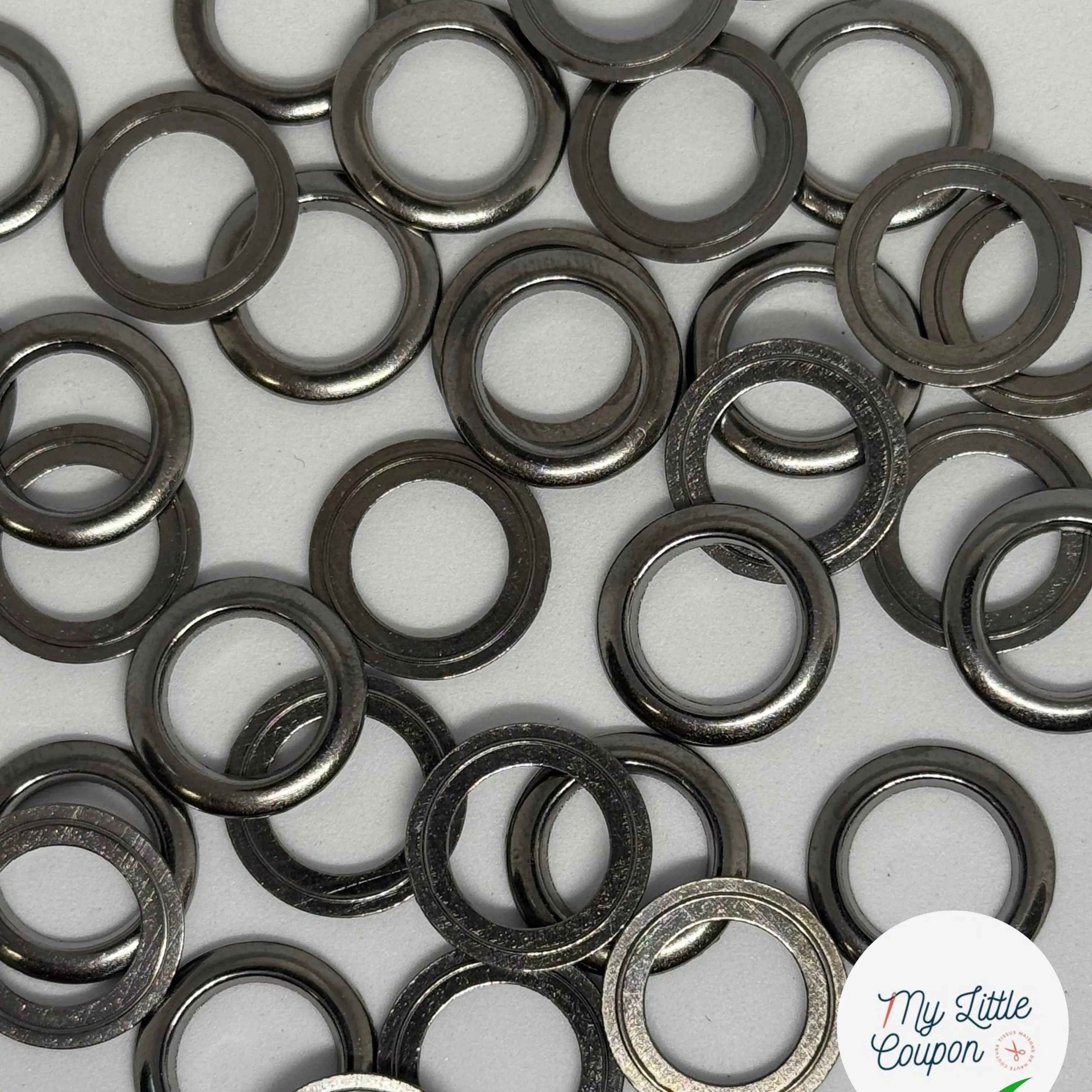 OEILLETS METAL ARGENTÉ - My Little Coupon