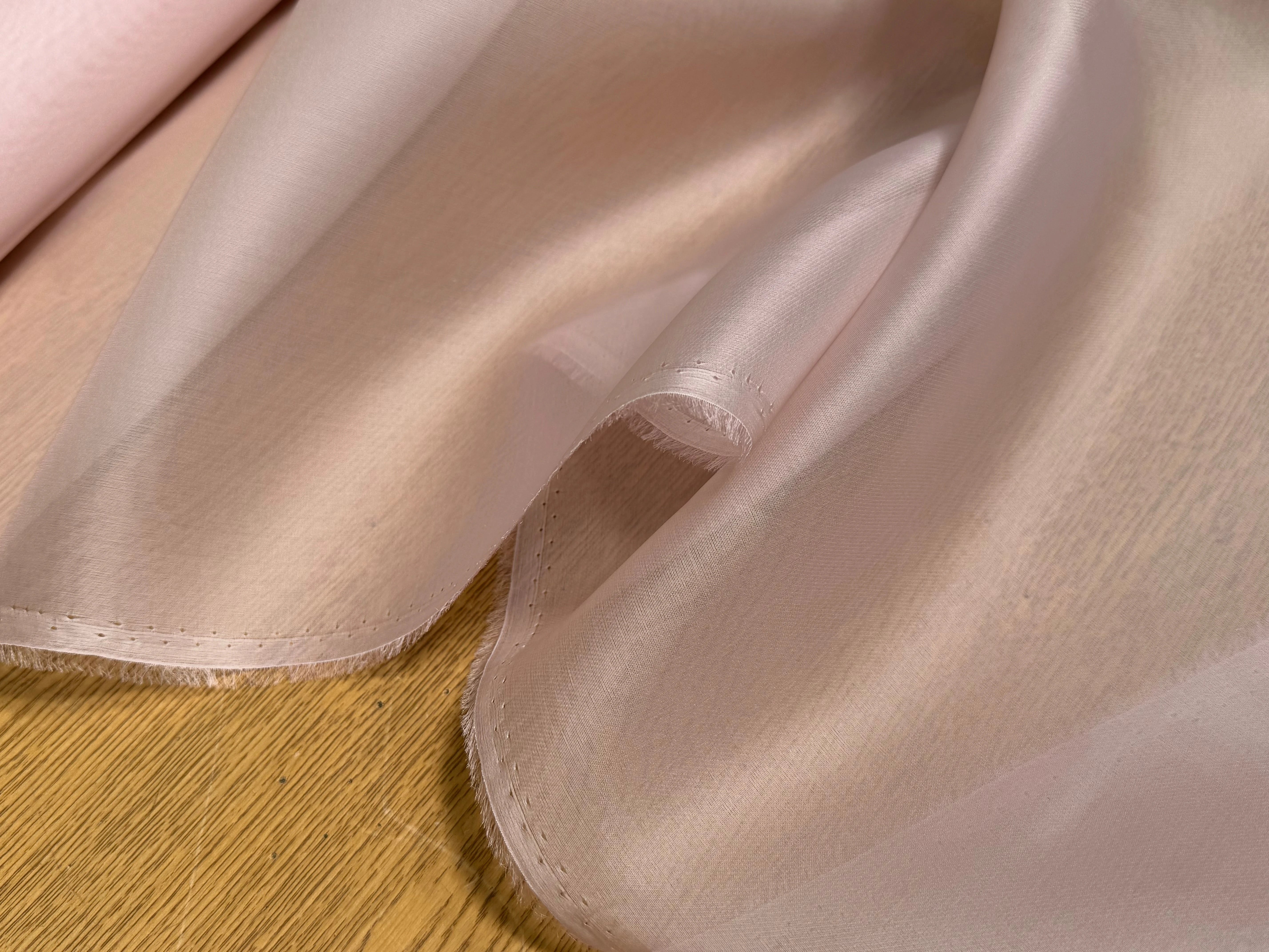 ORGANZA DE SOIE ROSE PALE - My Little Coupon