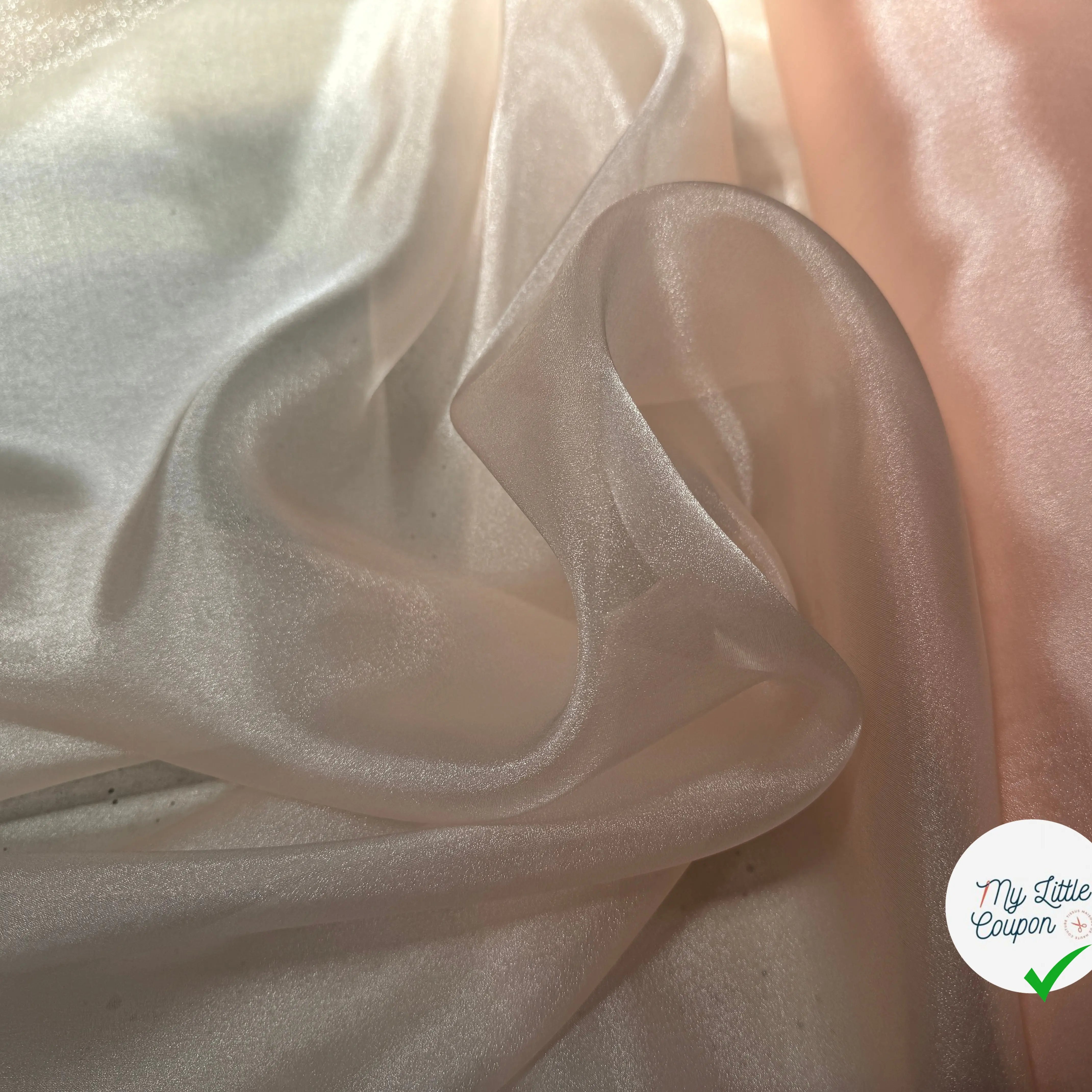 ORGANZA SAUMON - My Little Coupon