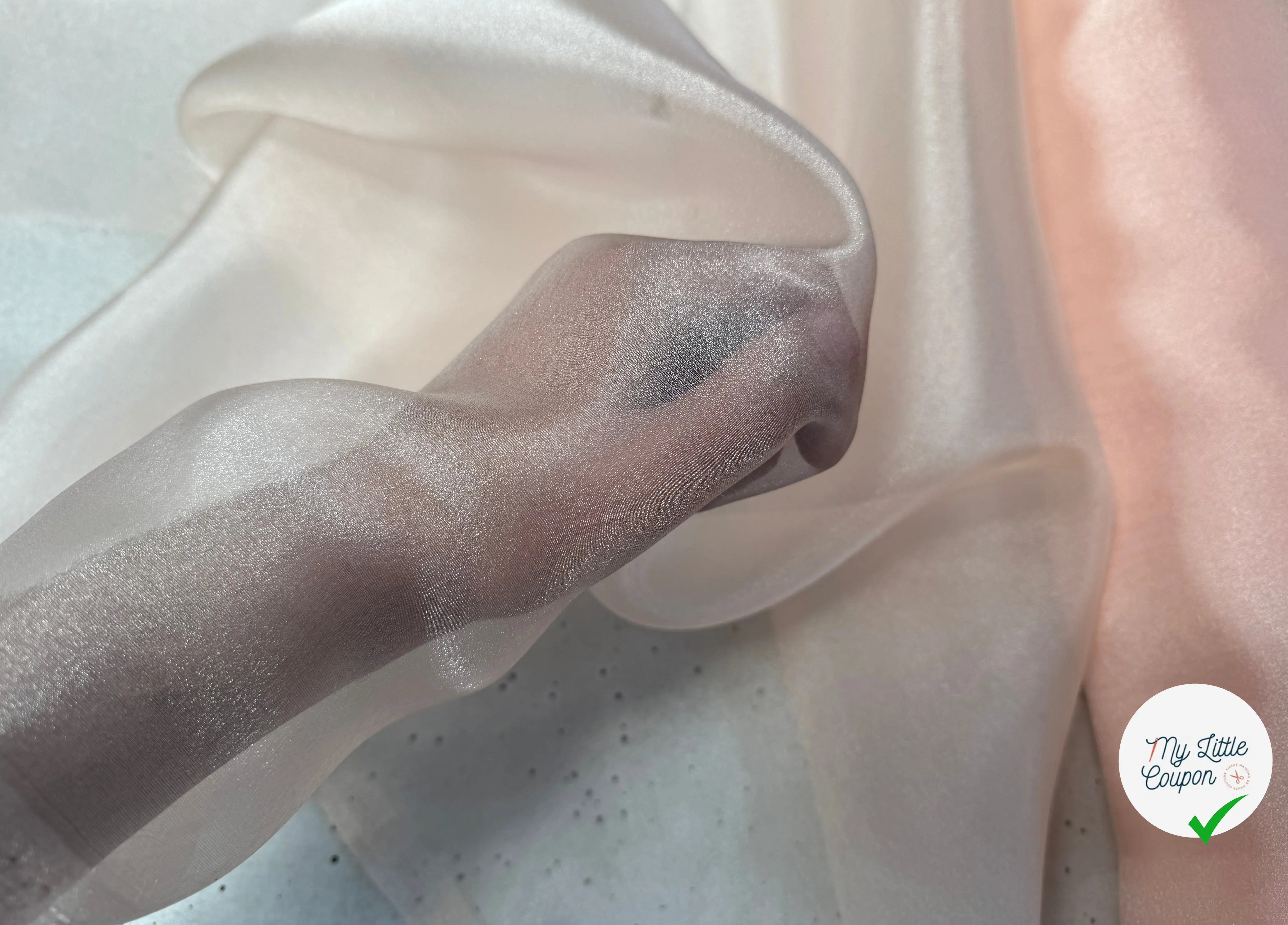 ORGANZA SAUMON - My Little Coupon