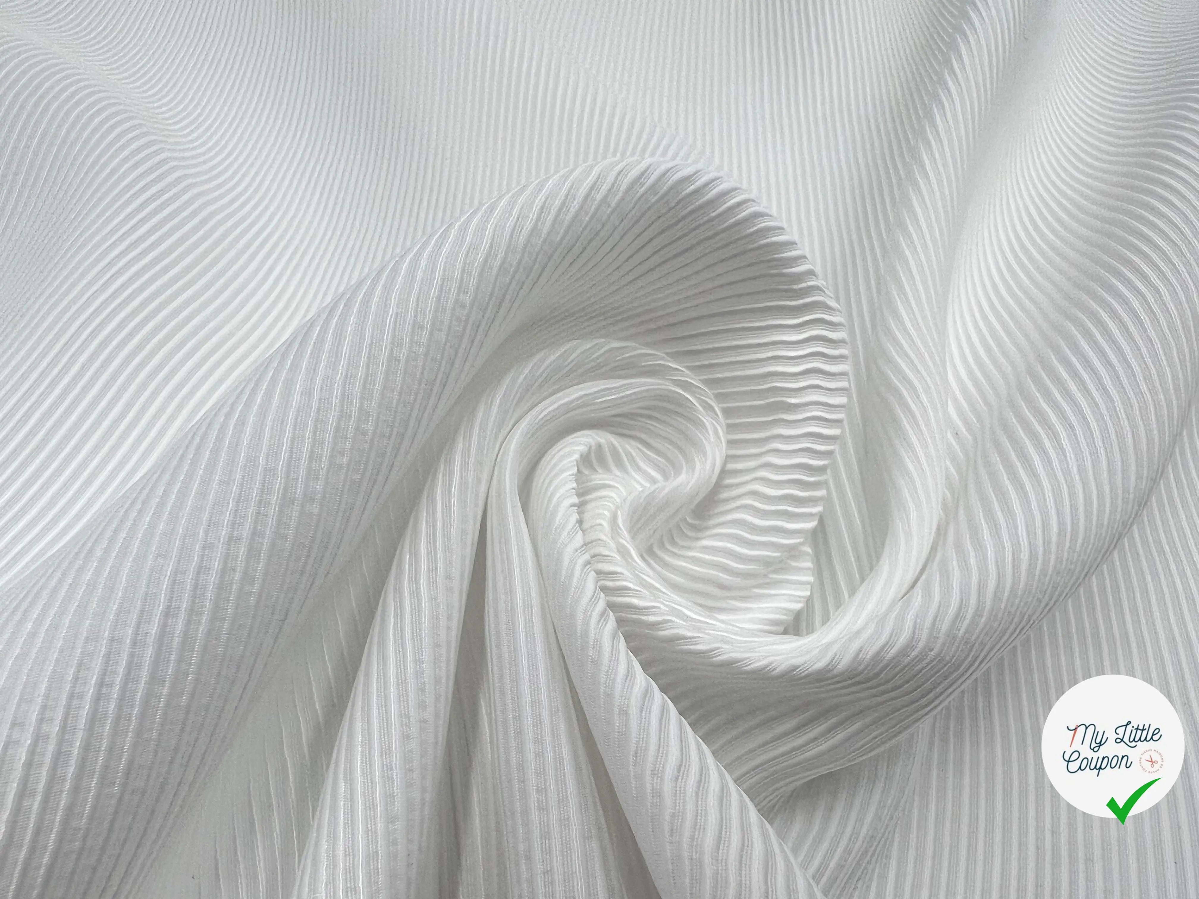 OTTOMAN BLANC - My Little Coupon - tissu - coudre