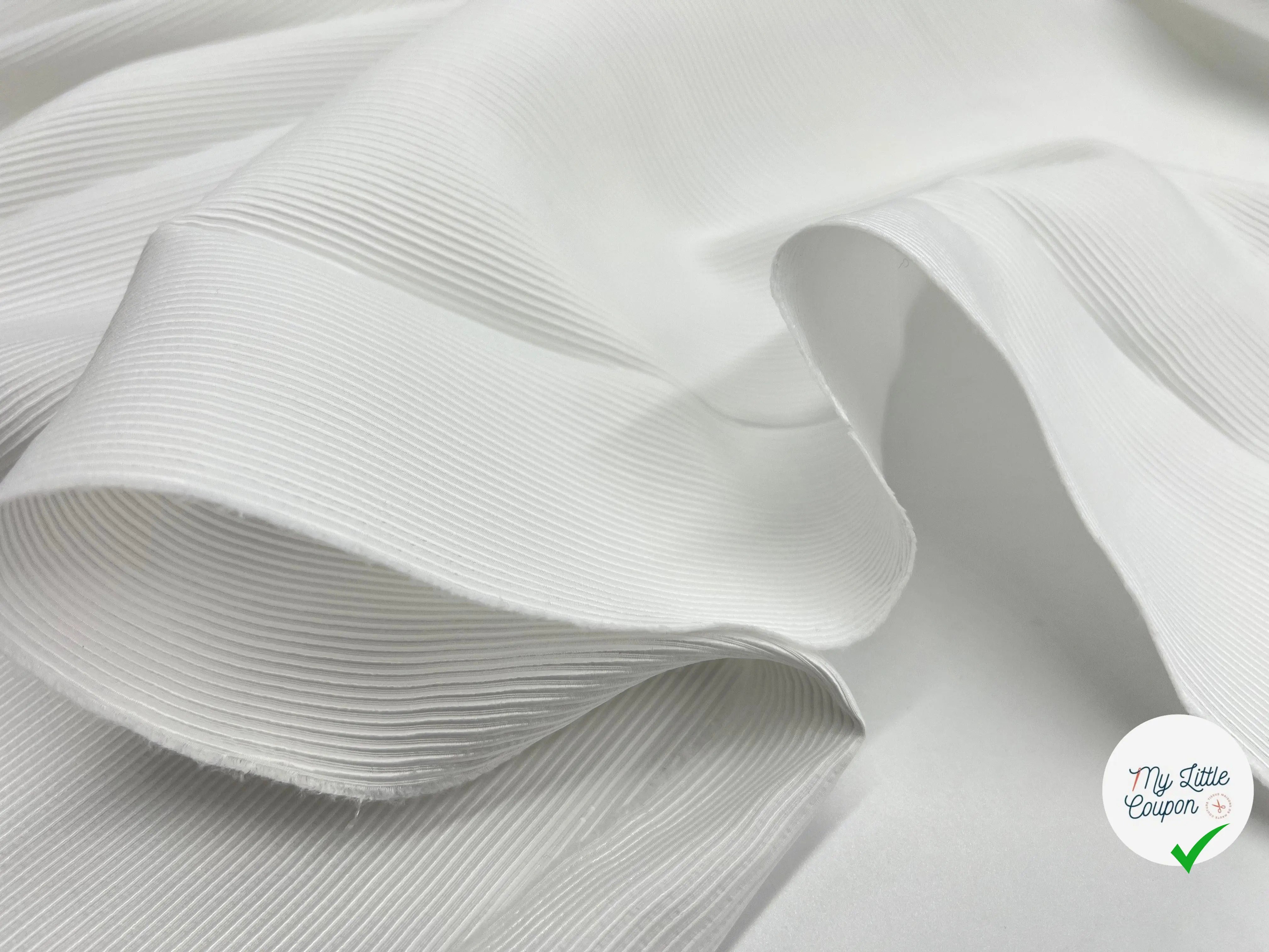 OTTOMAN BLANC - My Little Coupon - tissu - coudre