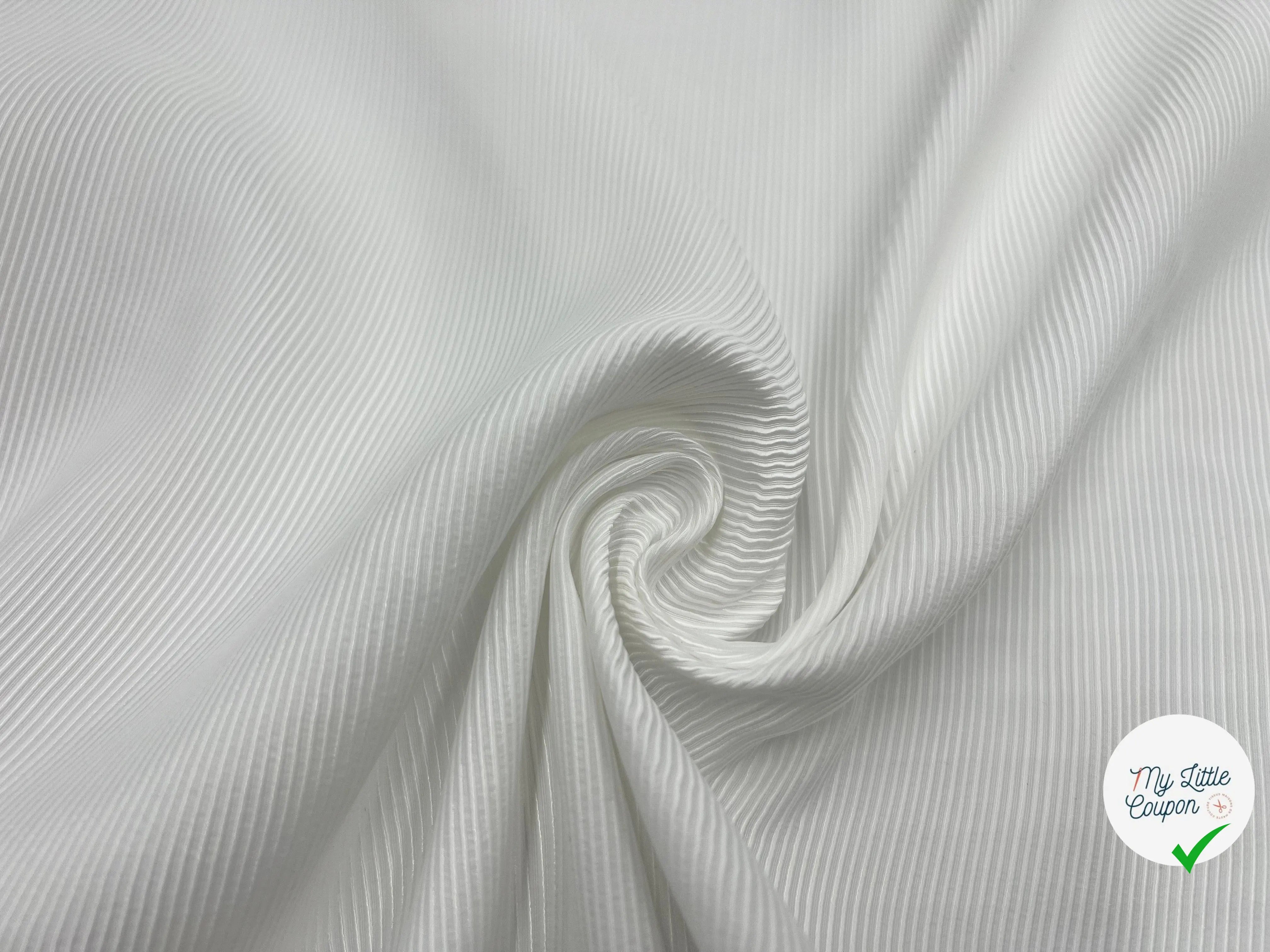 OTTOMAN BLANC - My Little Coupon - tissu - coudre