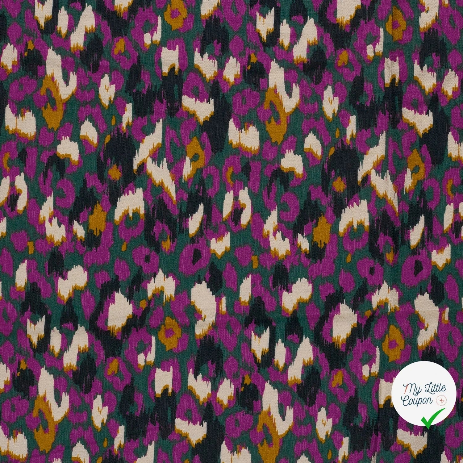 Ottoman de viscose abstrait pourpre