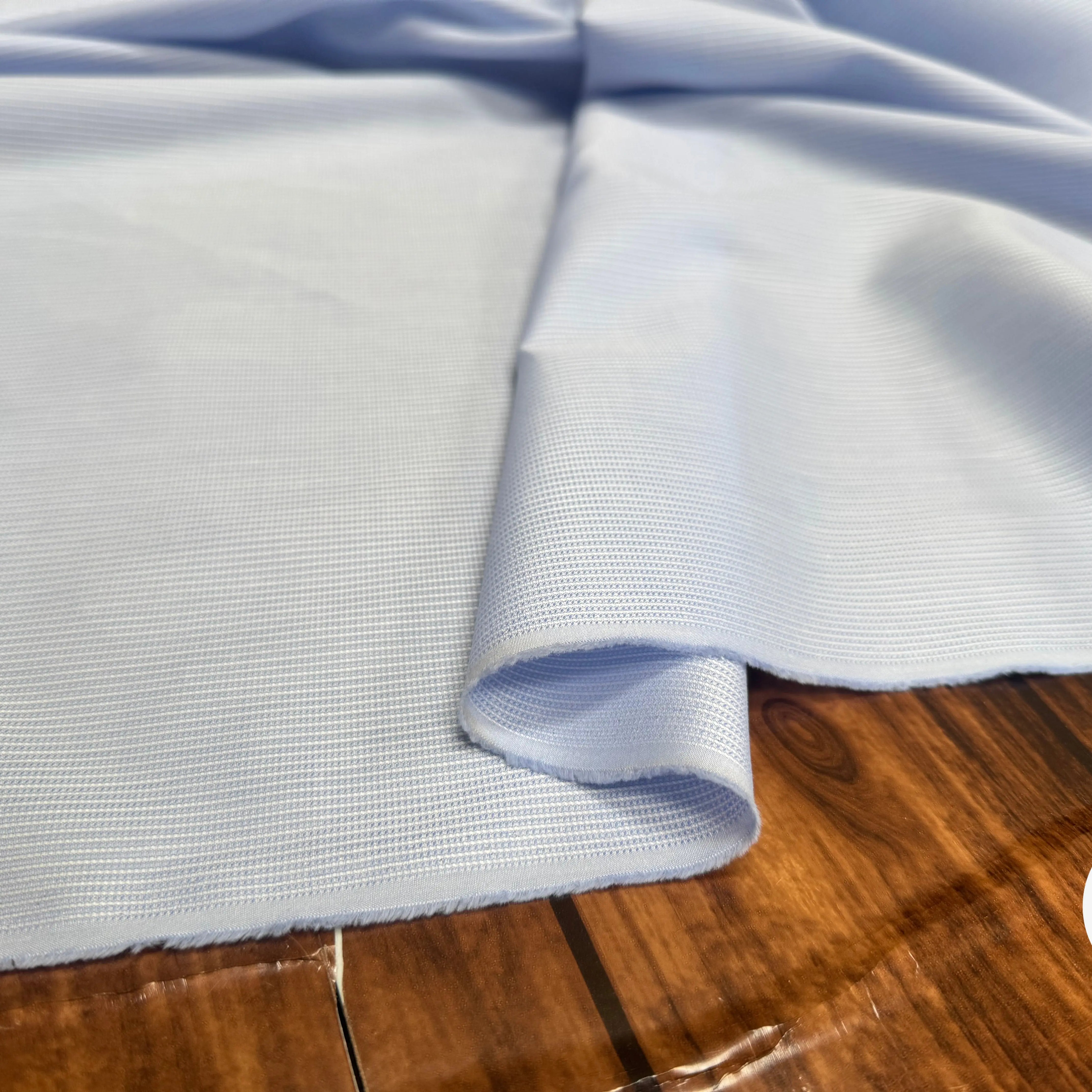 OXFORD 100% COTON AVEC MOTIFS CRAVATE BLEU ET BLANC - My Little Coupon