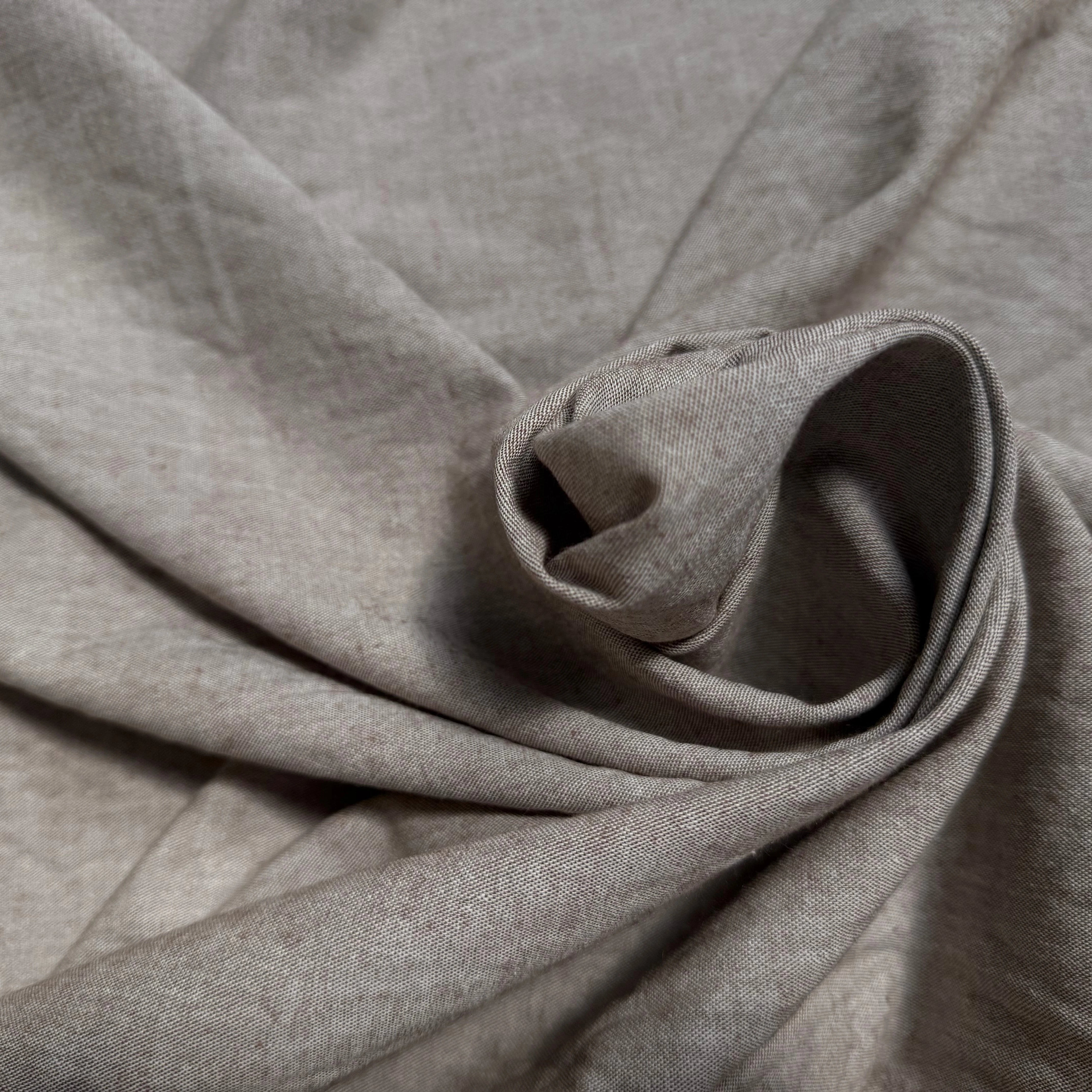 OXFORD COTON MARRON GLACÉ CLAIR - My Little Coupon