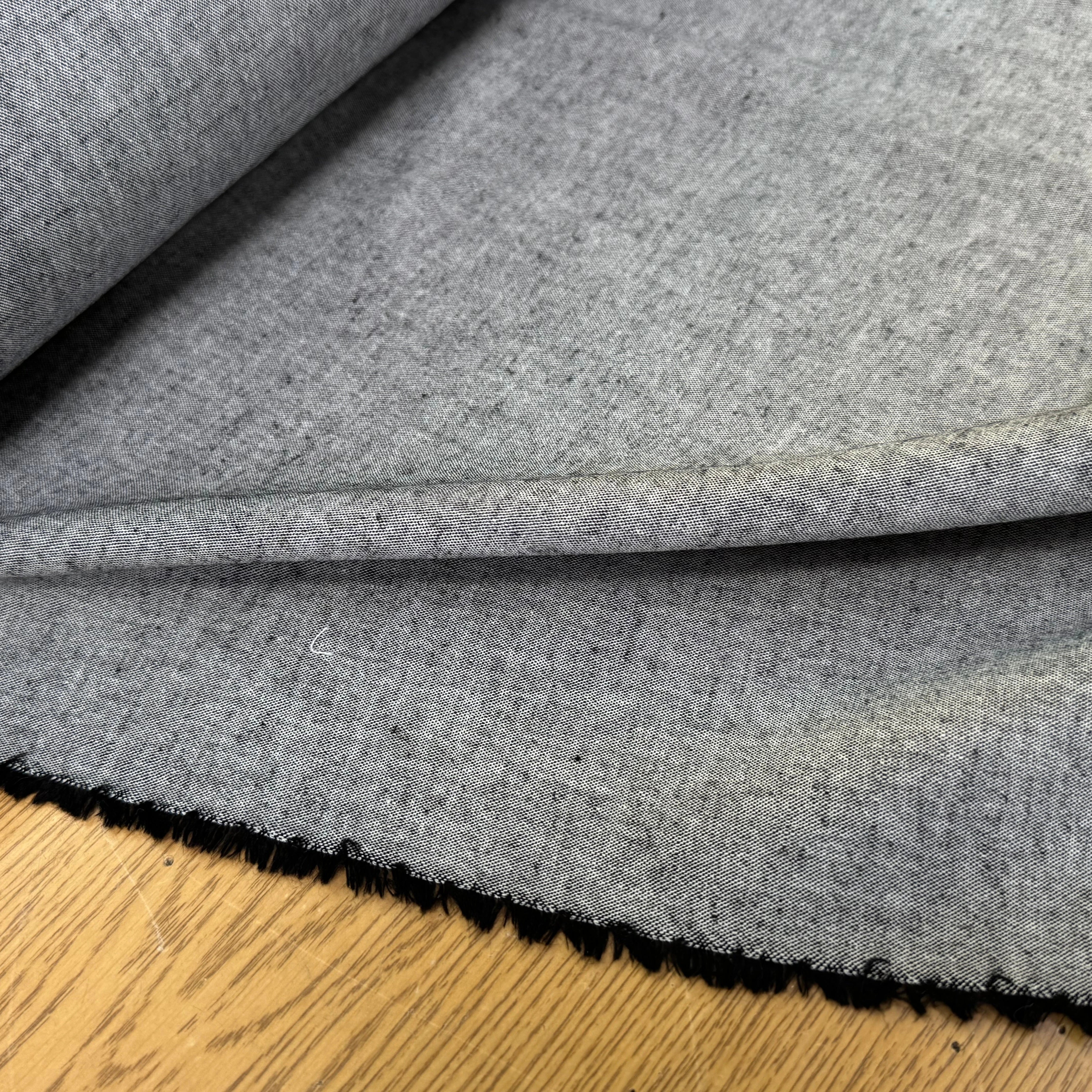 OXFORD DE COTON GRIS CLAIR - My Little Coupon