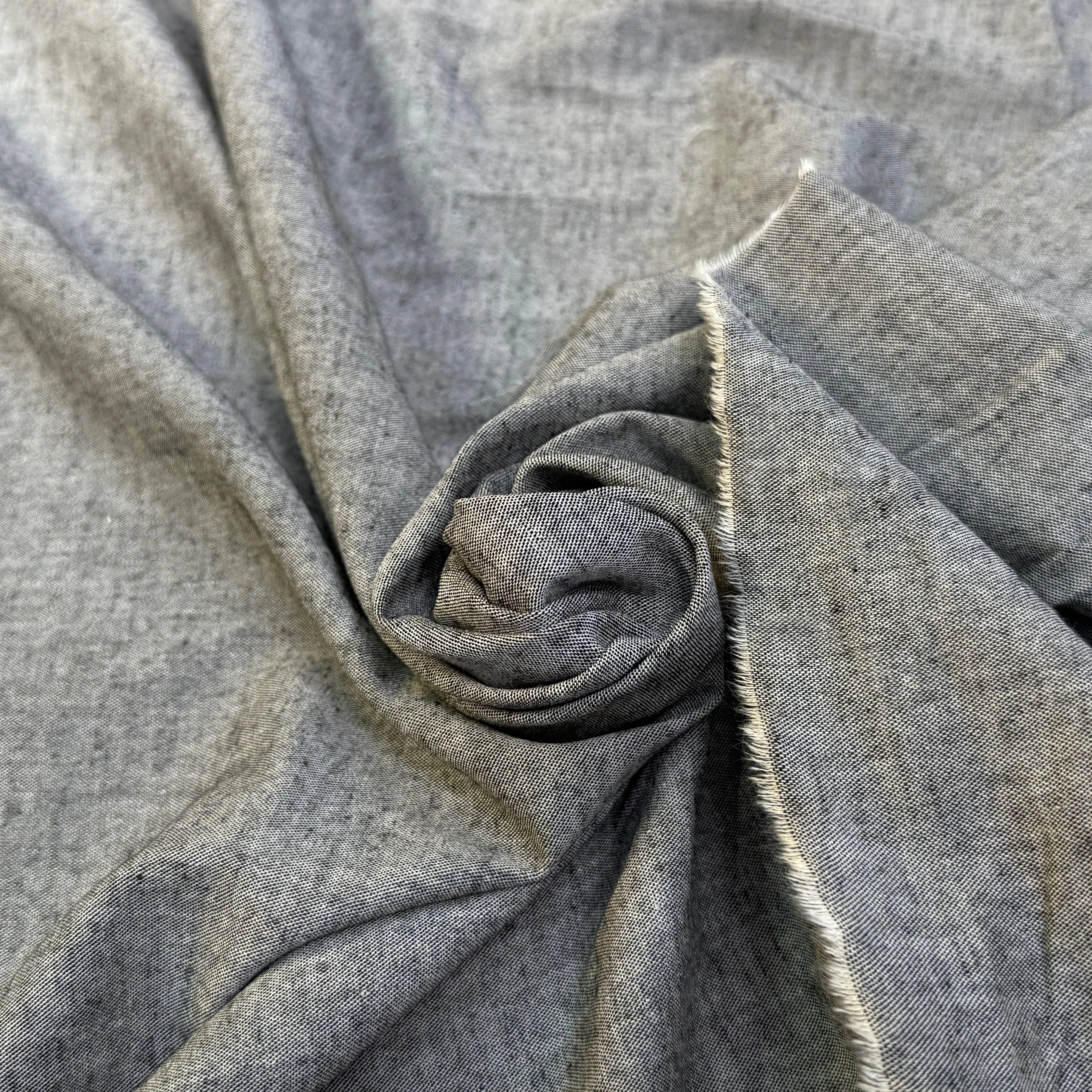 OXFORD DE COTON GRIS CLAIR - My Little Coupon