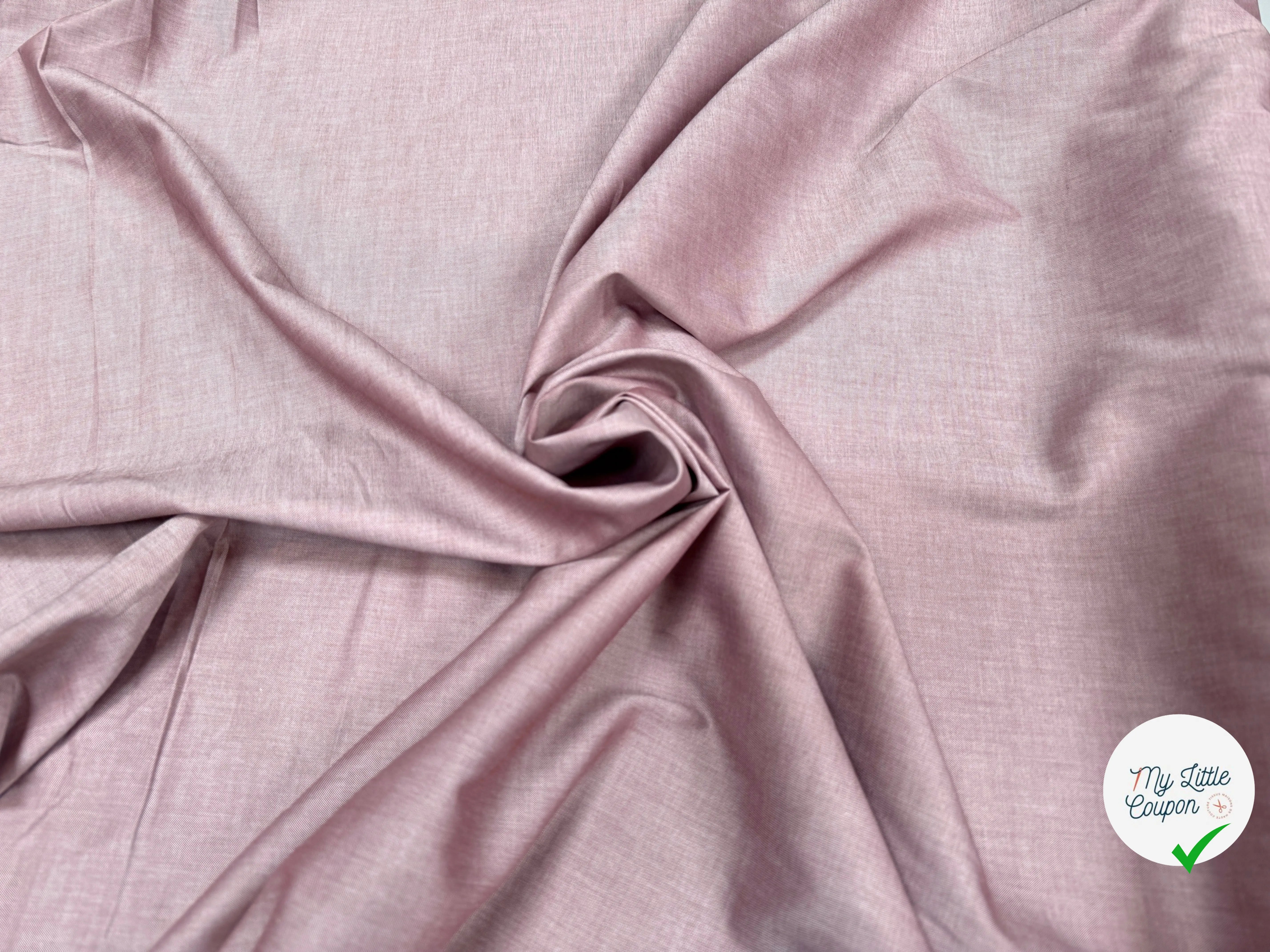 OXFORD ORIGINAL COTON ITALIE QUALITÉ SUPÉRIEUR VIEUX ROSE - My Little Coupon