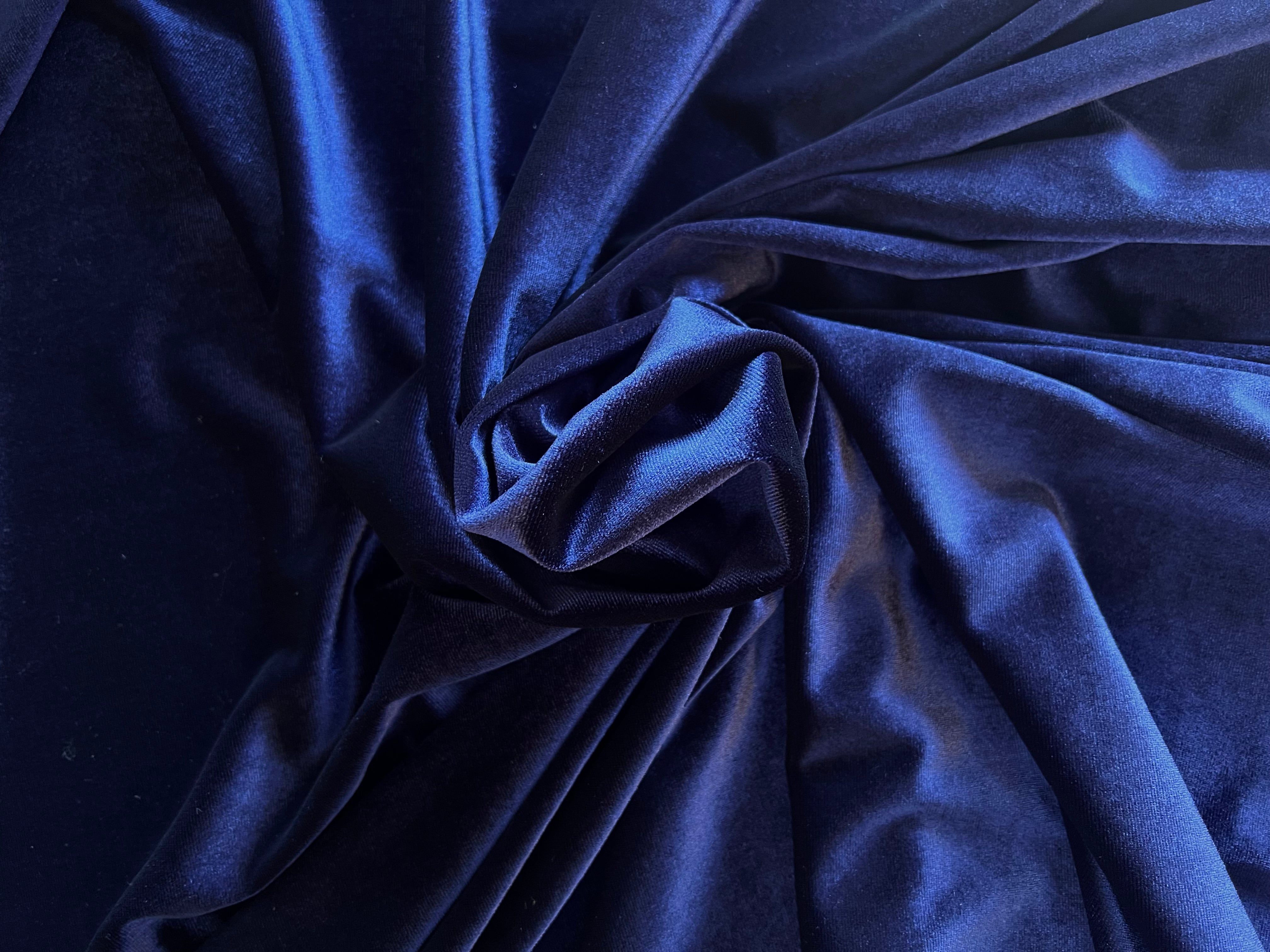 PANNE DE VELOURS BLEU MARINE - My Little Coupon
