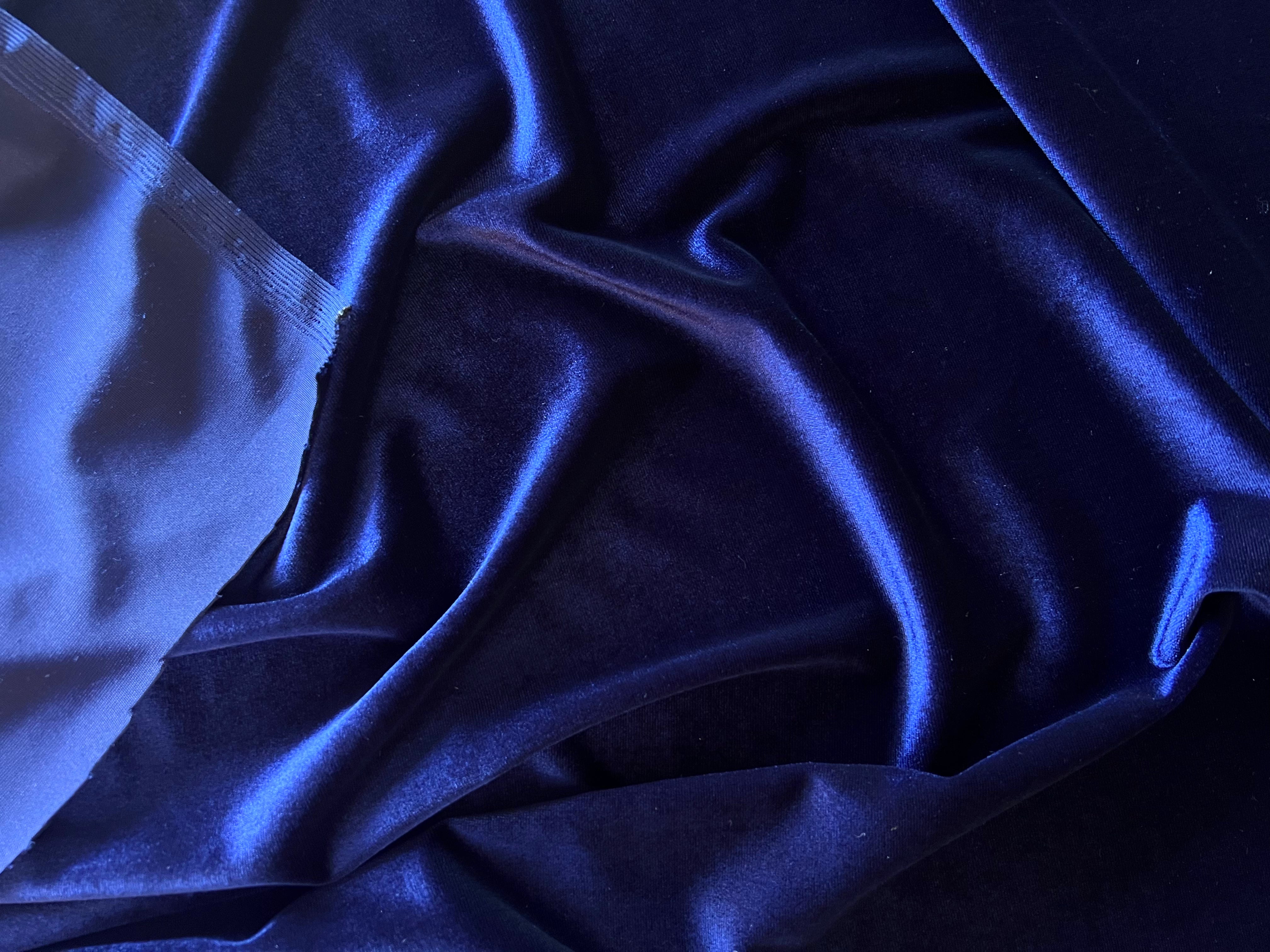PANNE DE VELOURS BLEU MARINE - My Little Coupon