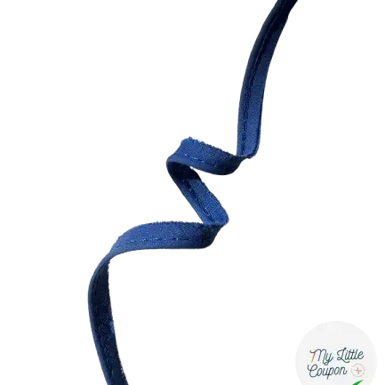 PASSEPOIL BLEU BLEUET COTON 8MM - My Little Coupon