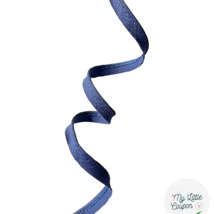 PASSEPOIL BLEU MAJORELLE COTON 8MM - My Little Coupon