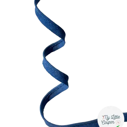 PASSEPOIL BLEU PERSAN COTON 8MM - My Little Coupon