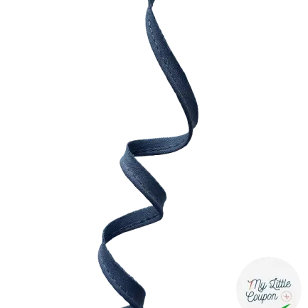 PASSEPOIL GRIS FONCÉ COTON 8MM - My Little Coupon