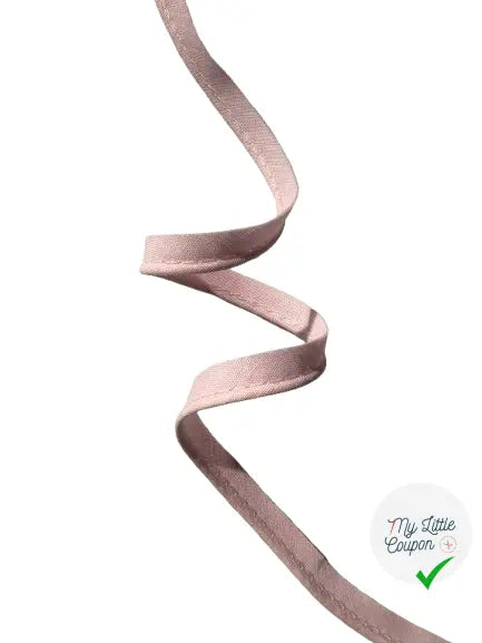 PASSEPOIL ROSE PÂLE COTON 8MM - My Little Coupon