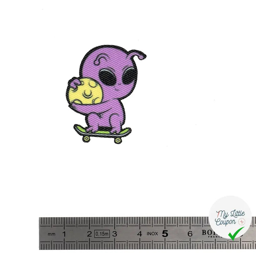 PATCH THERMOCOLLANT MINIPATCHI - MODÈLE ALIENE - My Little Coupon