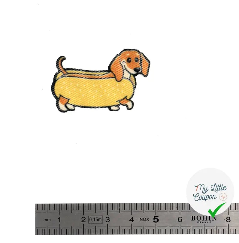 PATCH THERMOCOLLANT MINIPATCHI - MODÈLE HOT DOG - My Little Coupon
