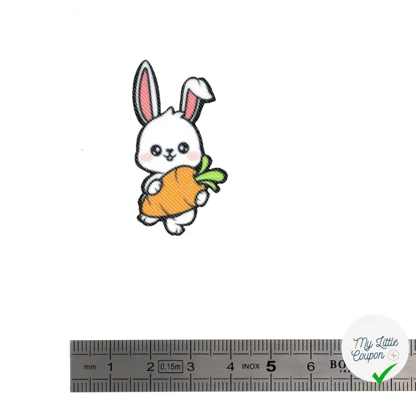 PATCH THERMOCOLLANT MINIPATCHI - MODÈLE LAPIN - My Little Coupon