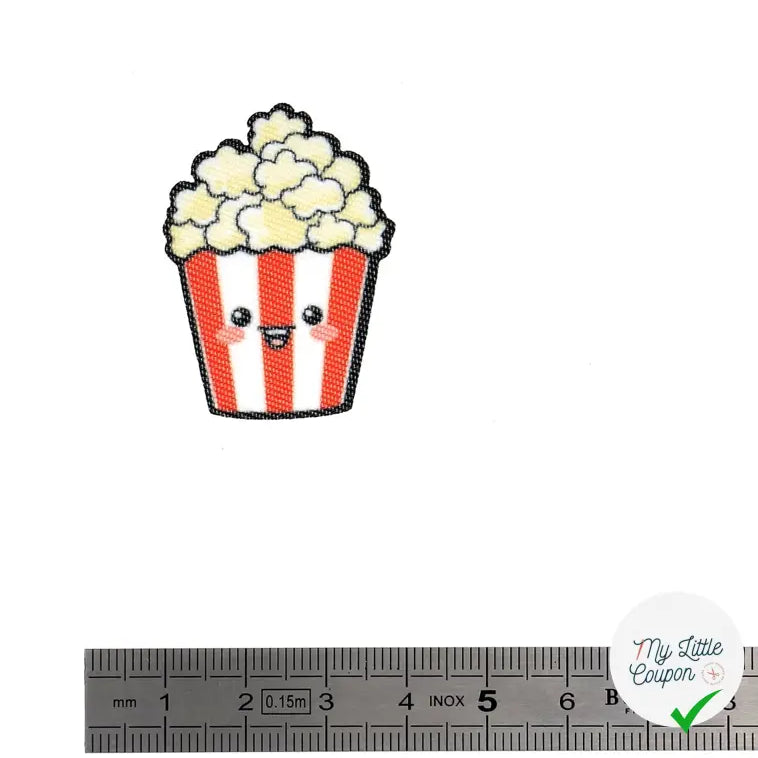 PATCH THERMOCOLLANT MINIPATCHI - MODÈLE POP CORN - My Little Coupon