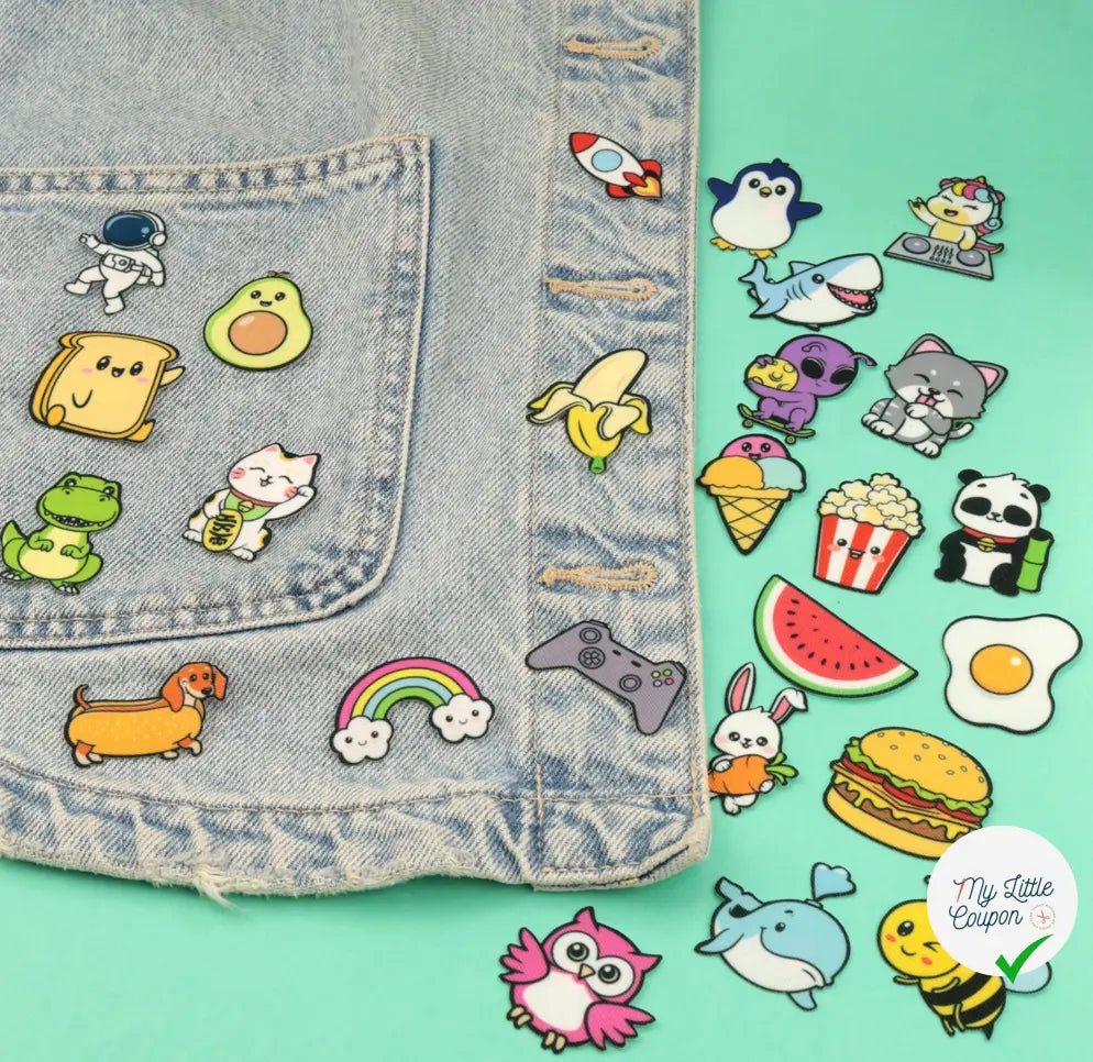 PATCH THERMOCOLLANT MINIPATCHI - MODÈLE POP CORN - My Little Coupon
