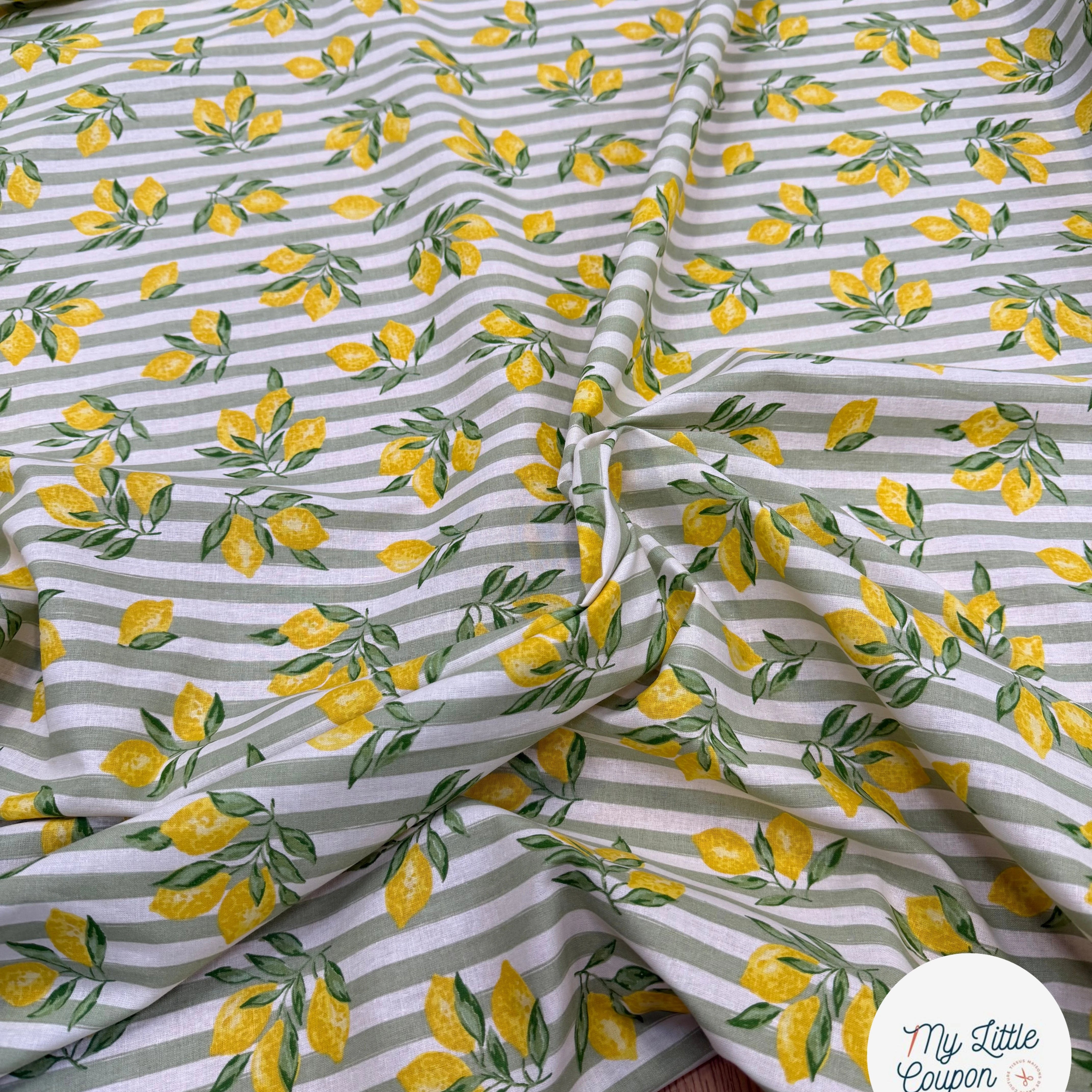 PERCALE COTON ETNA AMANDE 150 CM - My Little Coupon