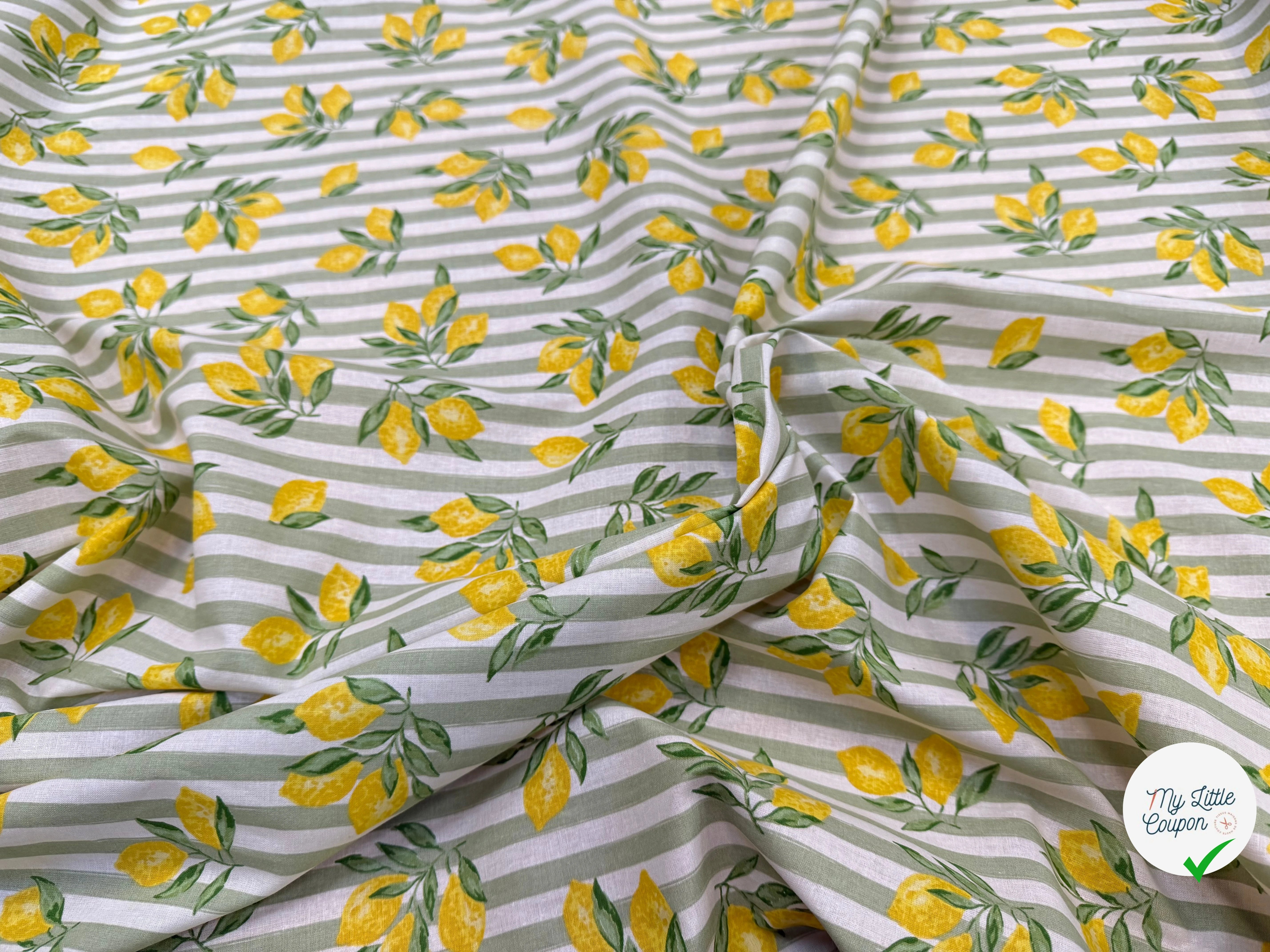 PERCALE COTON ETNA AMANDE 150 CM - My Little Coupon