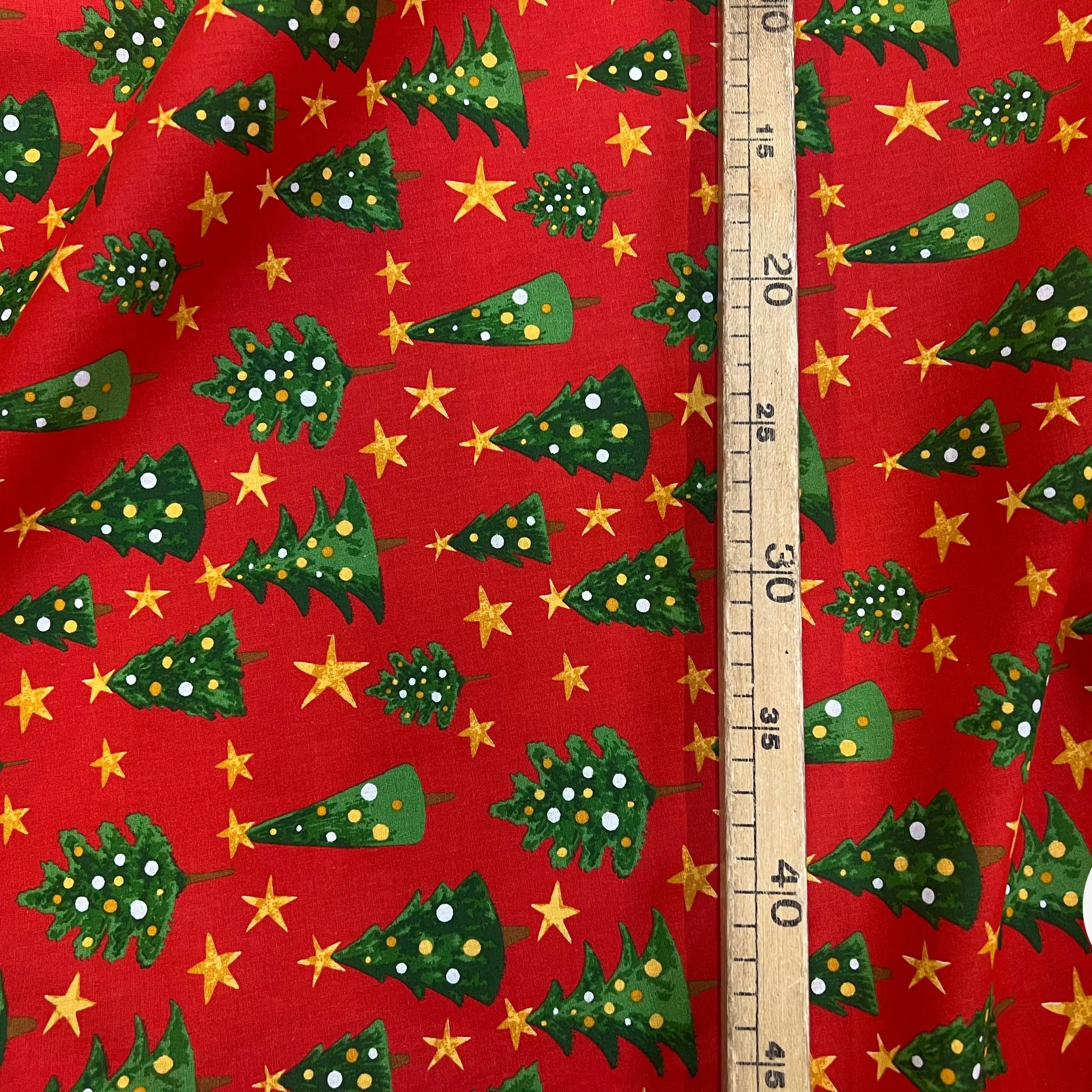 PERCALE COTON SOLVEIG ROUGE PRINT - My Little Coupon