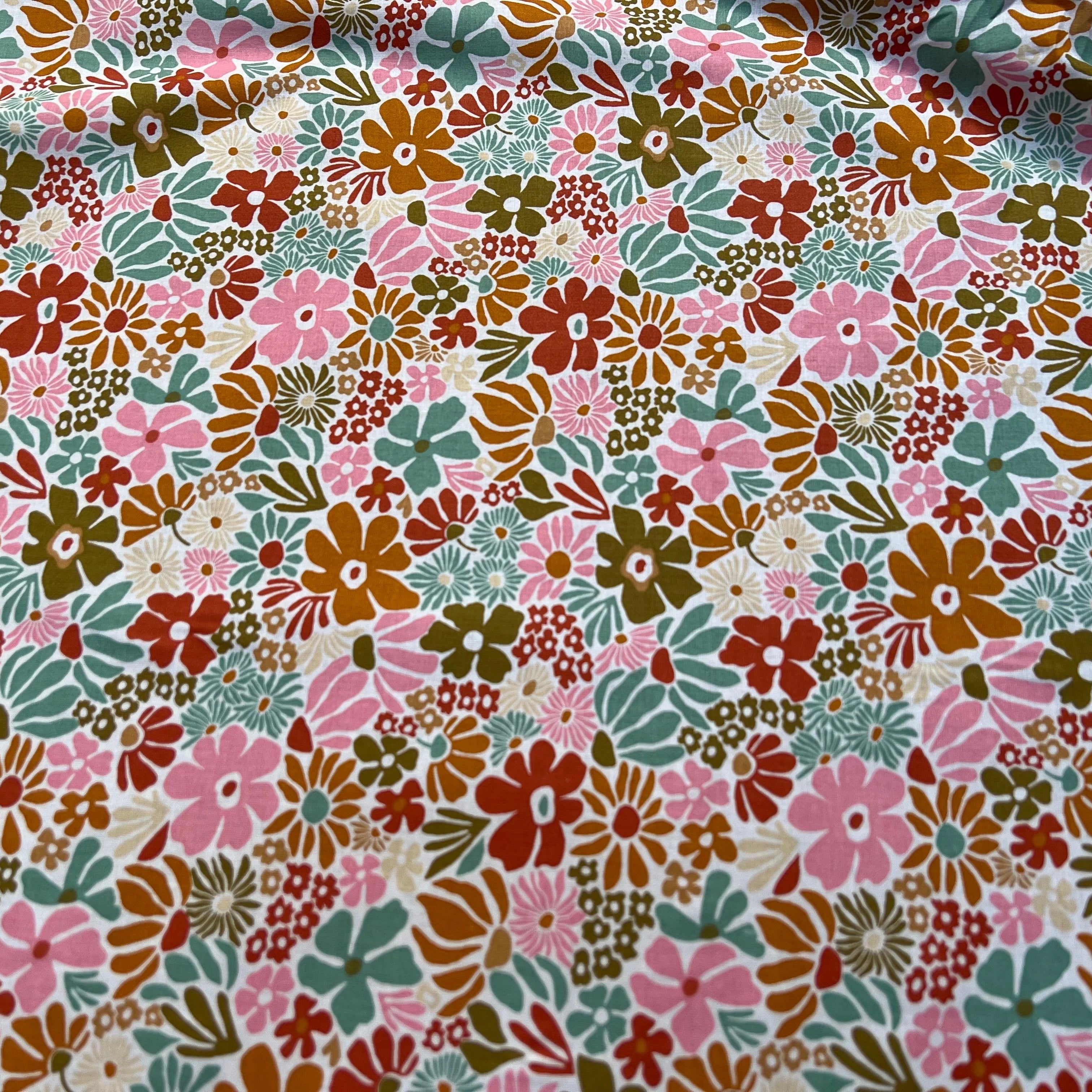 PERCALE DE COTON BEGONIA BLANC 150 CM - My Little Coupon