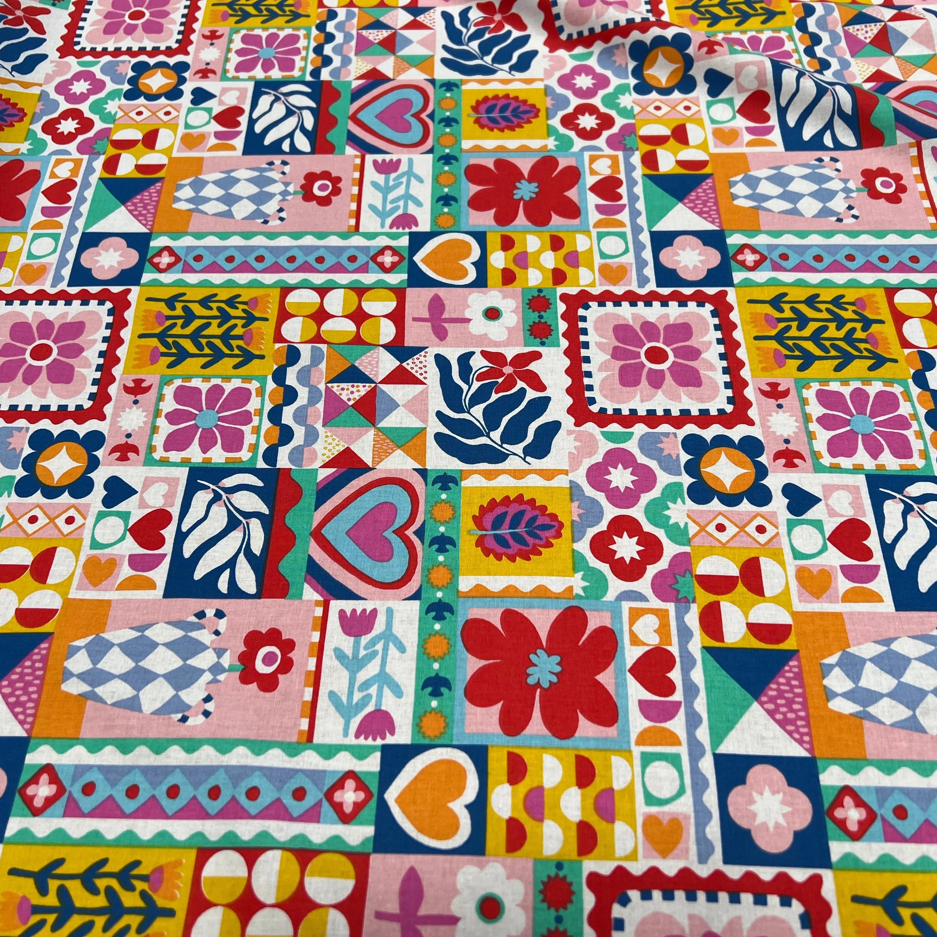 PERCALE DE COTON BIMBA BLANC 150 CM - My Little Coupon