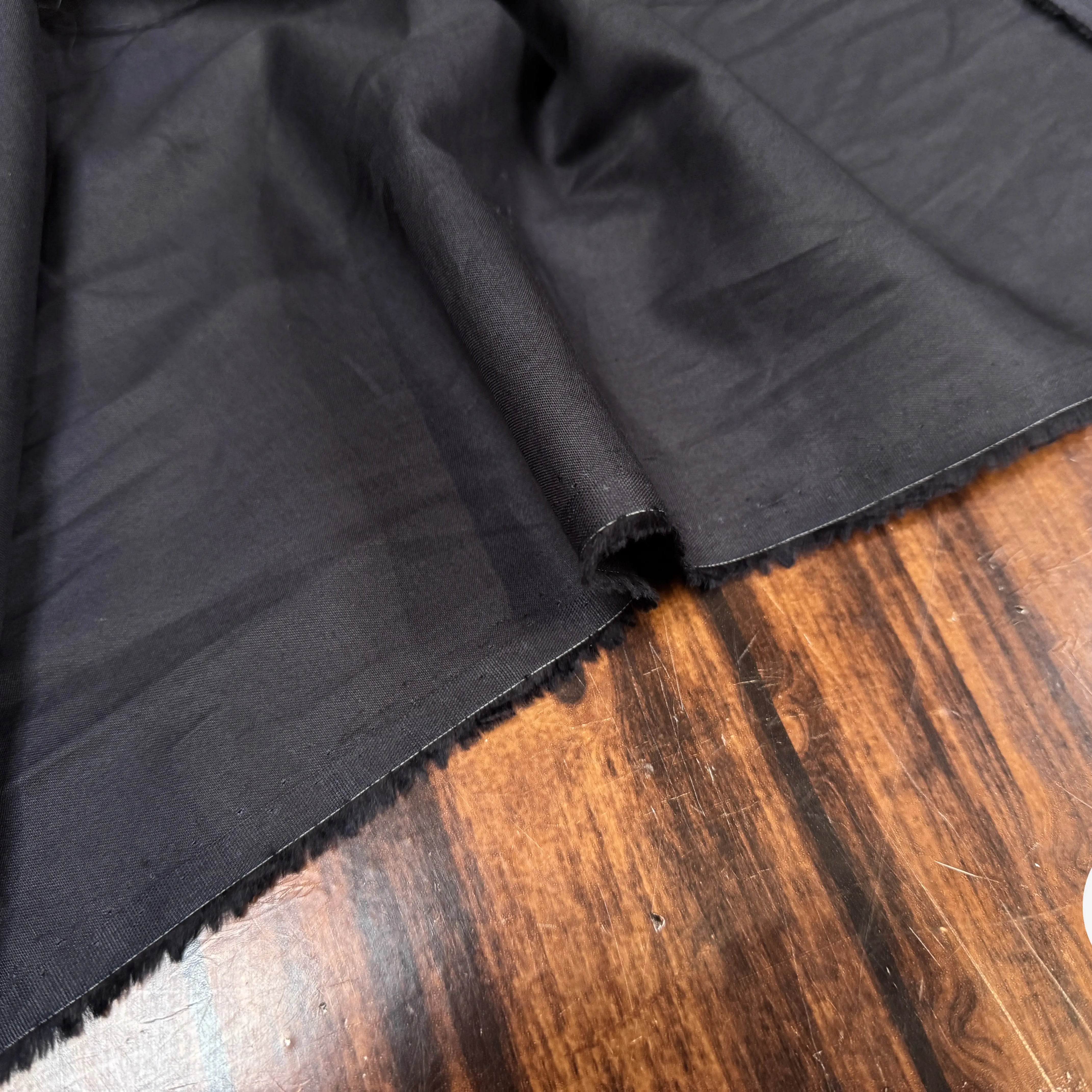 PERCALE DE COTON BLEU MARINE - My Little Coupon