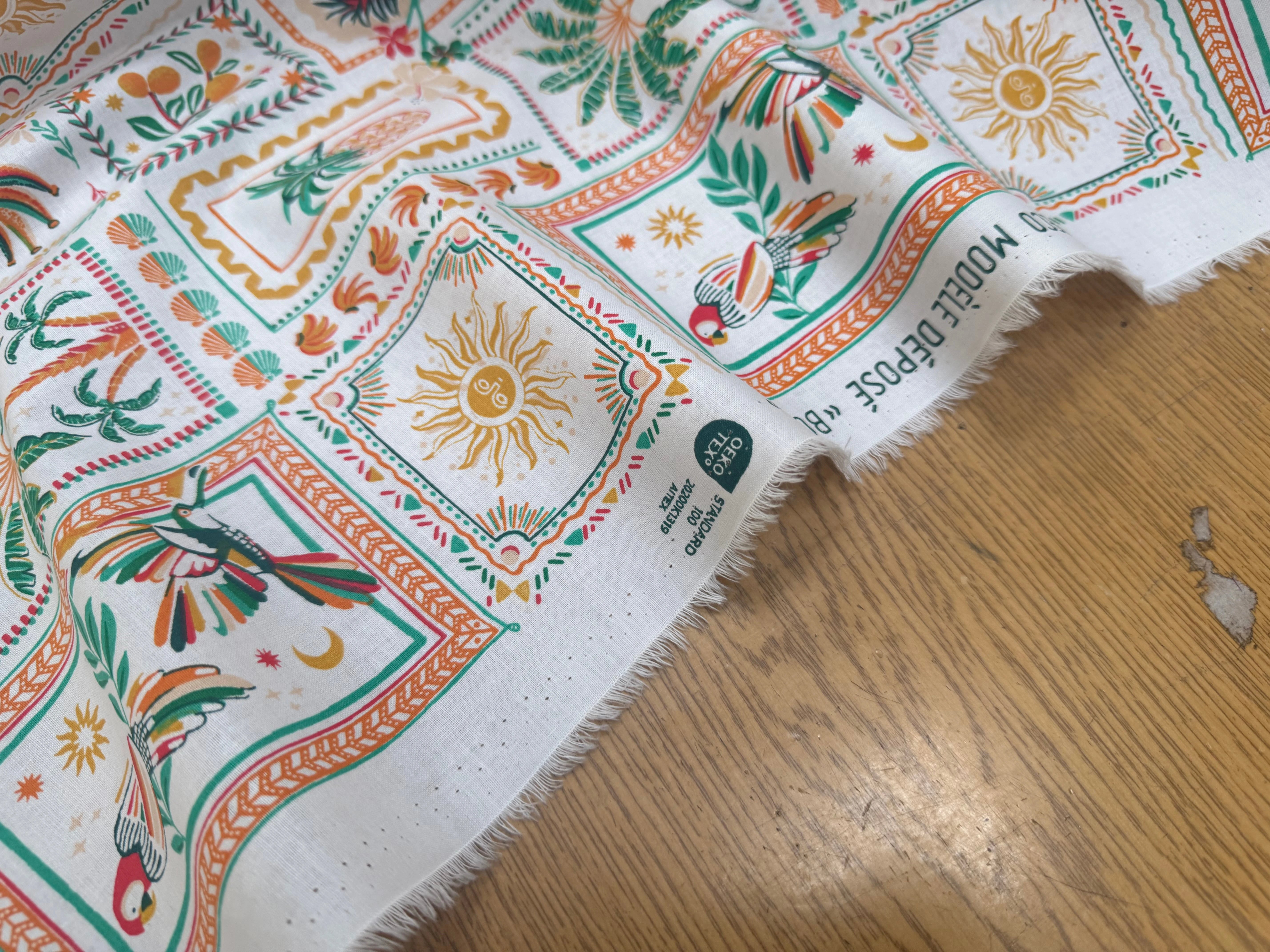 PERCALE DE COTON BOMDIA BLANC 150 CM - My Little Coupon