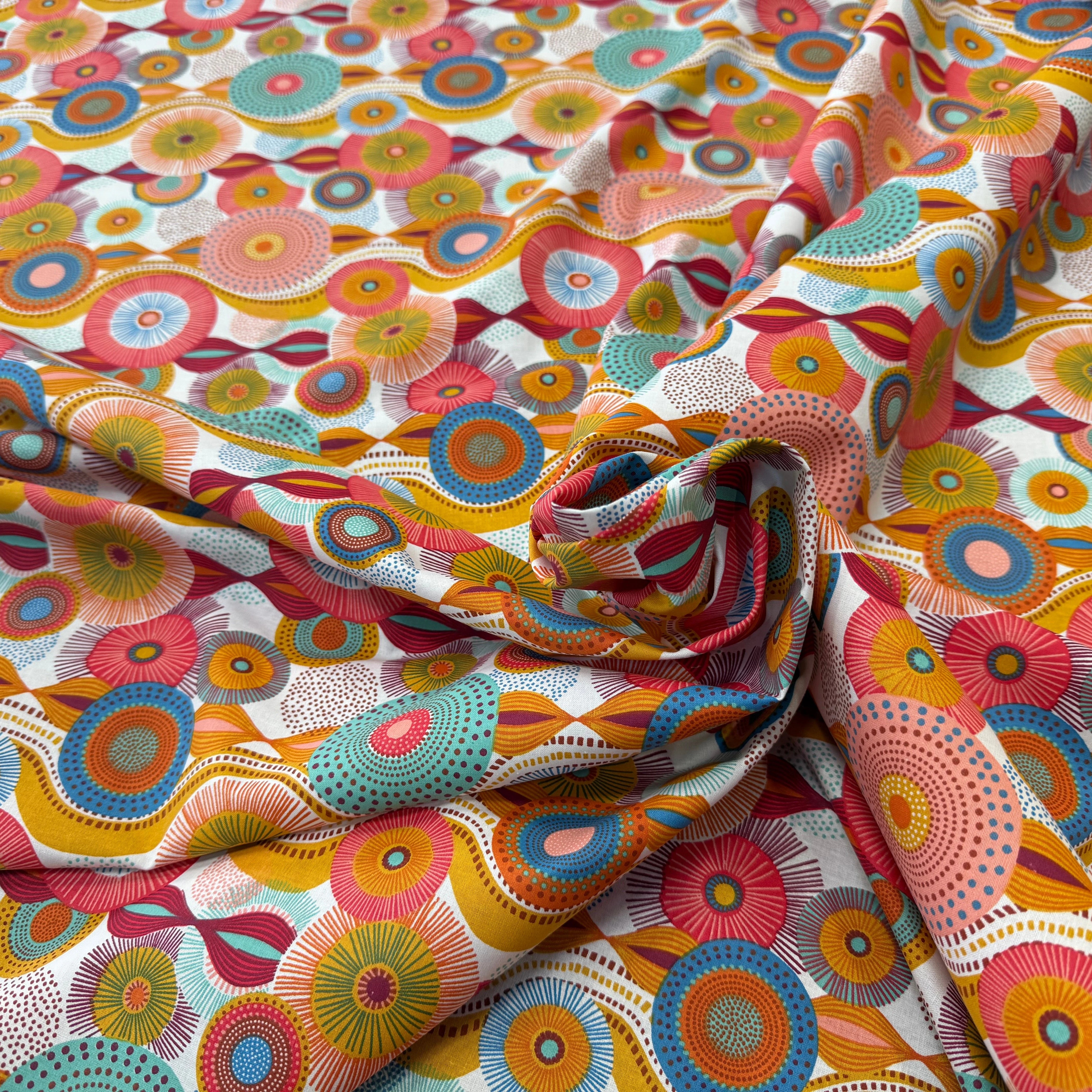 PERCALE DE COTON BOUBI BLANC 150 CM - My Little Coupon