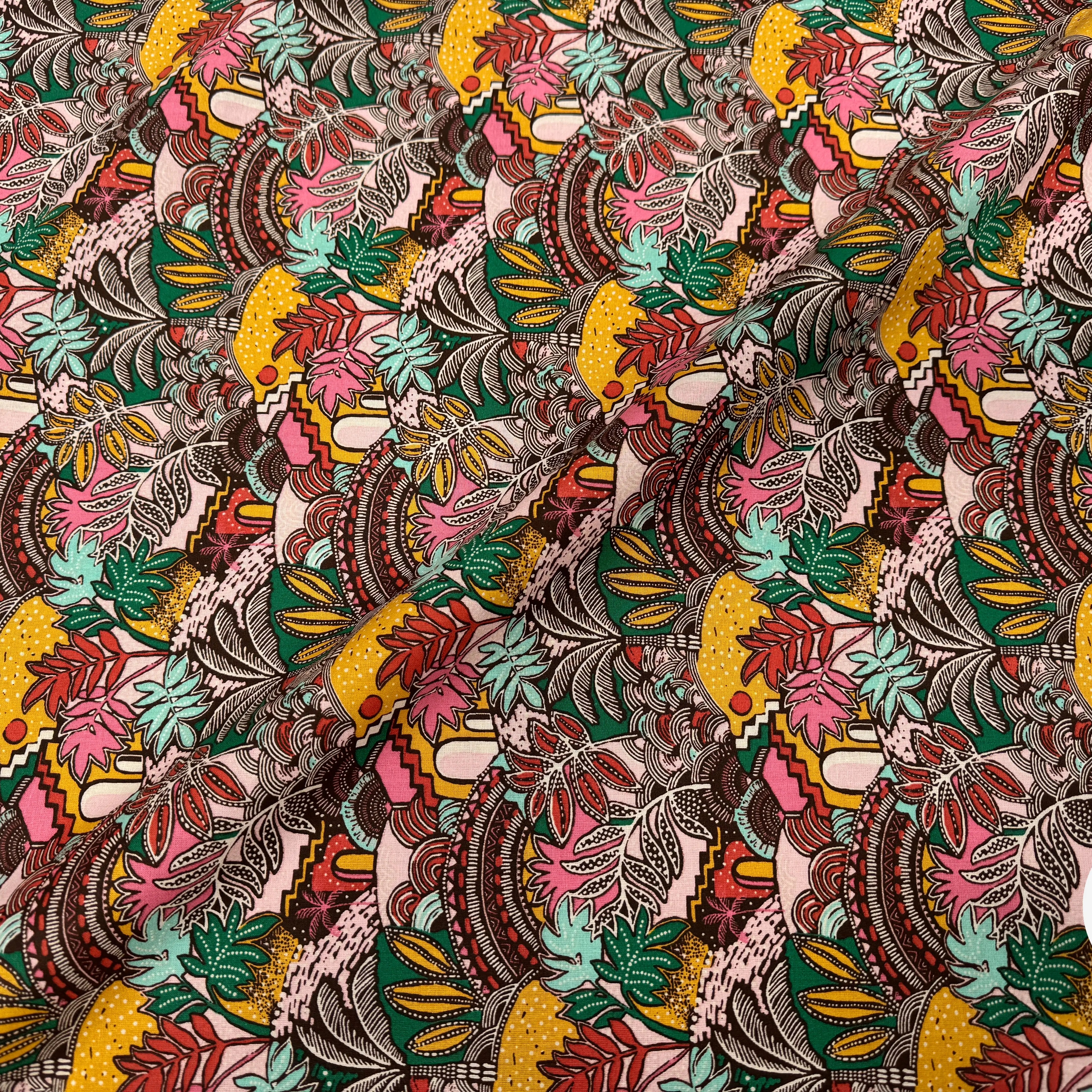 PERCALE DE COTON CARTHAGE ROSE - My Little Coupon