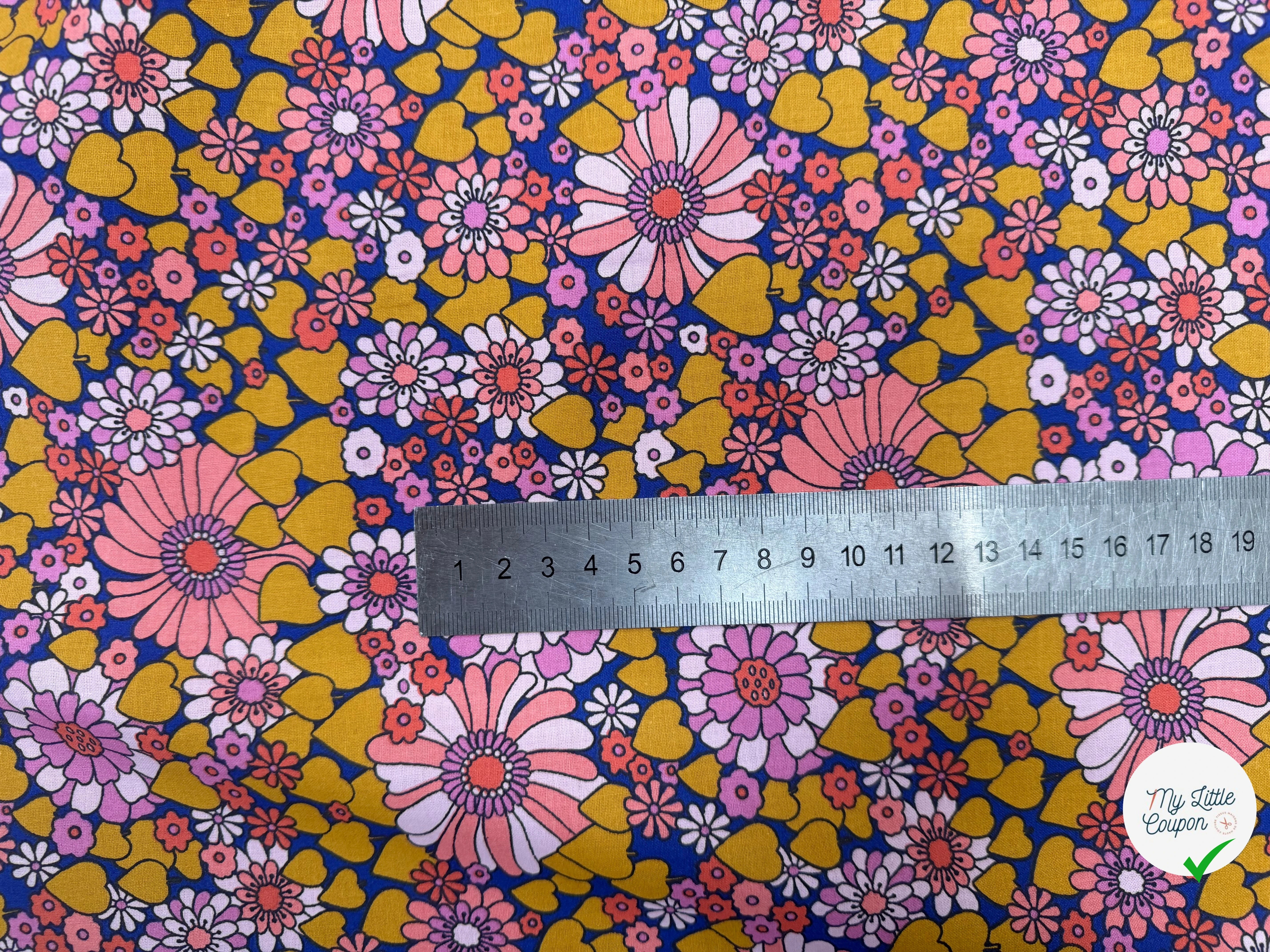 PERCALE DE COTON CHILL ROSE BLEU 150 CM - My Little Coupon