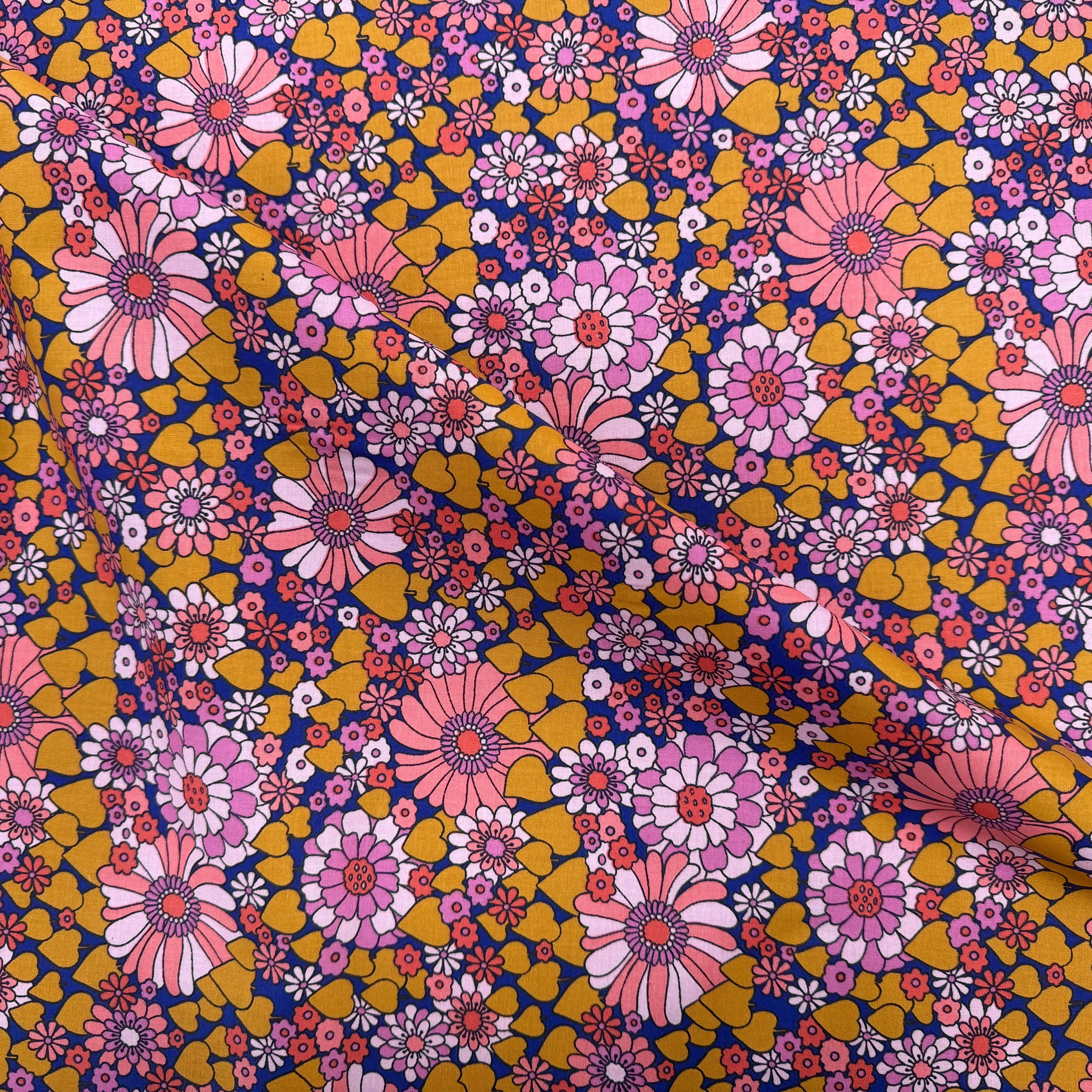 PERCALE DE COTON CHILL ROSE BLEU 150 CM - My Little Coupon