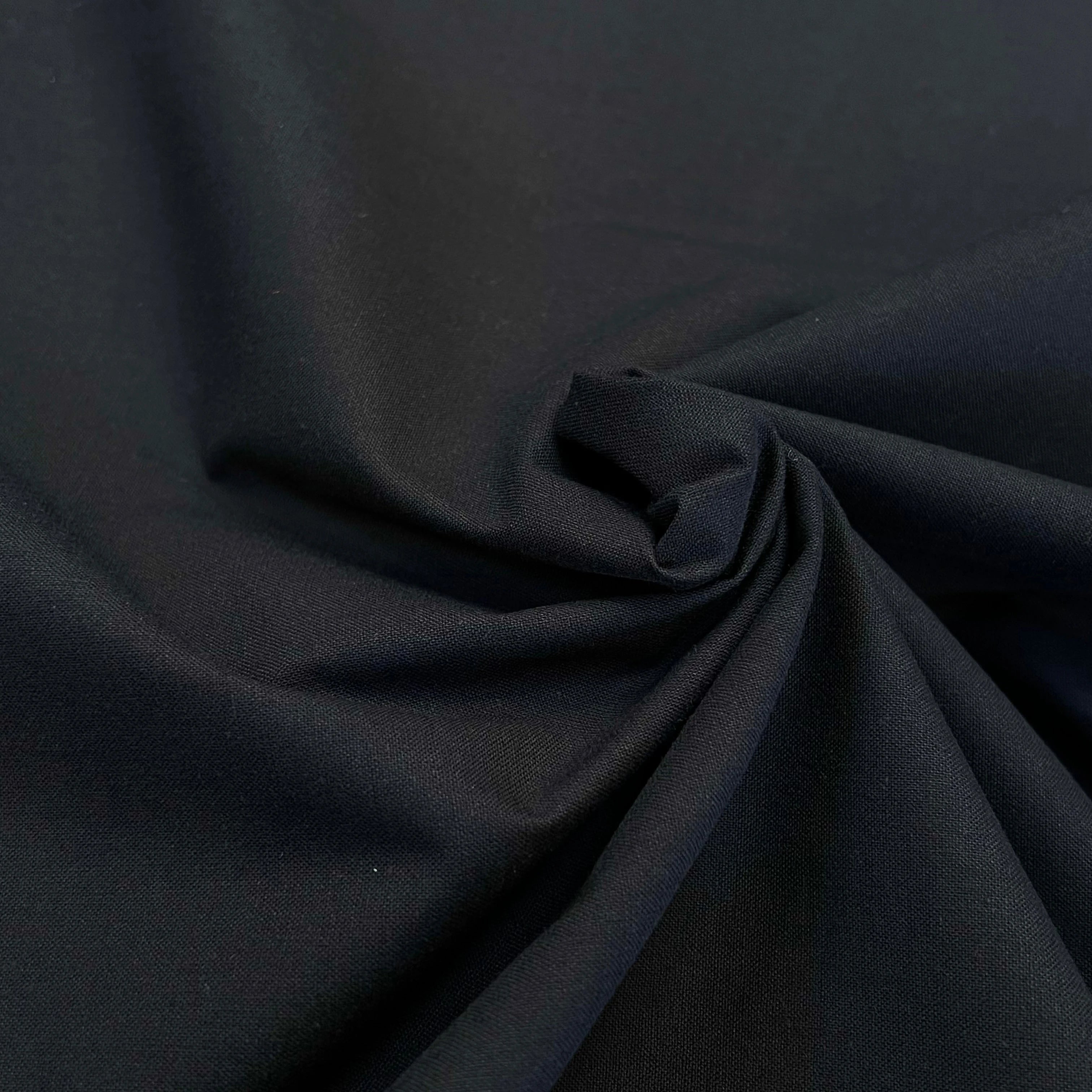 PERCALE DE COTON CHINTZÉ VILNIUS NOIR - My Little Coupon