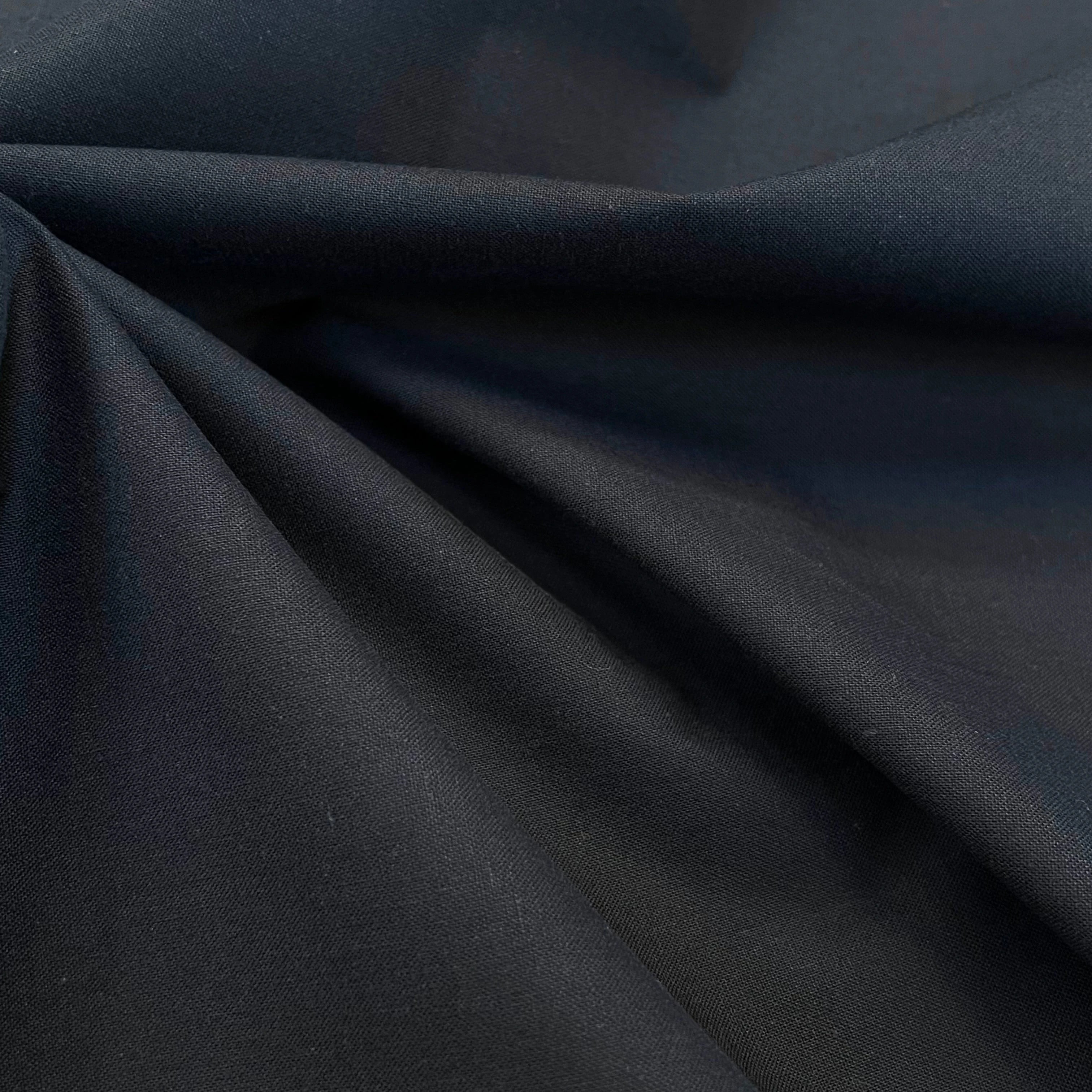 PERCALE DE COTON CHINTZÉ VILNIUS NOIR - My Little Coupon