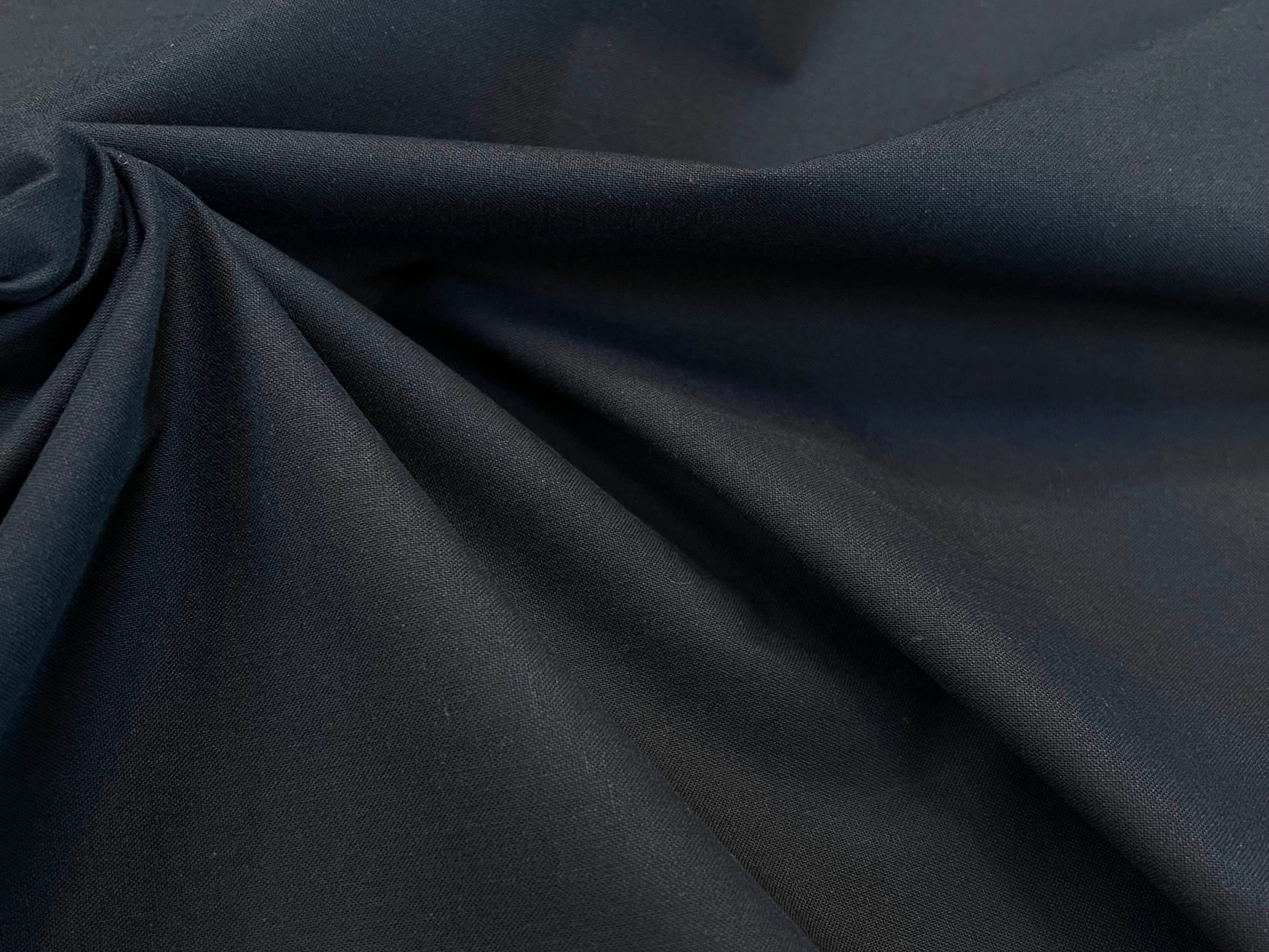 PERCALE DE COTON CHINTZÉ VILNIUS NOIR - My Little Coupon