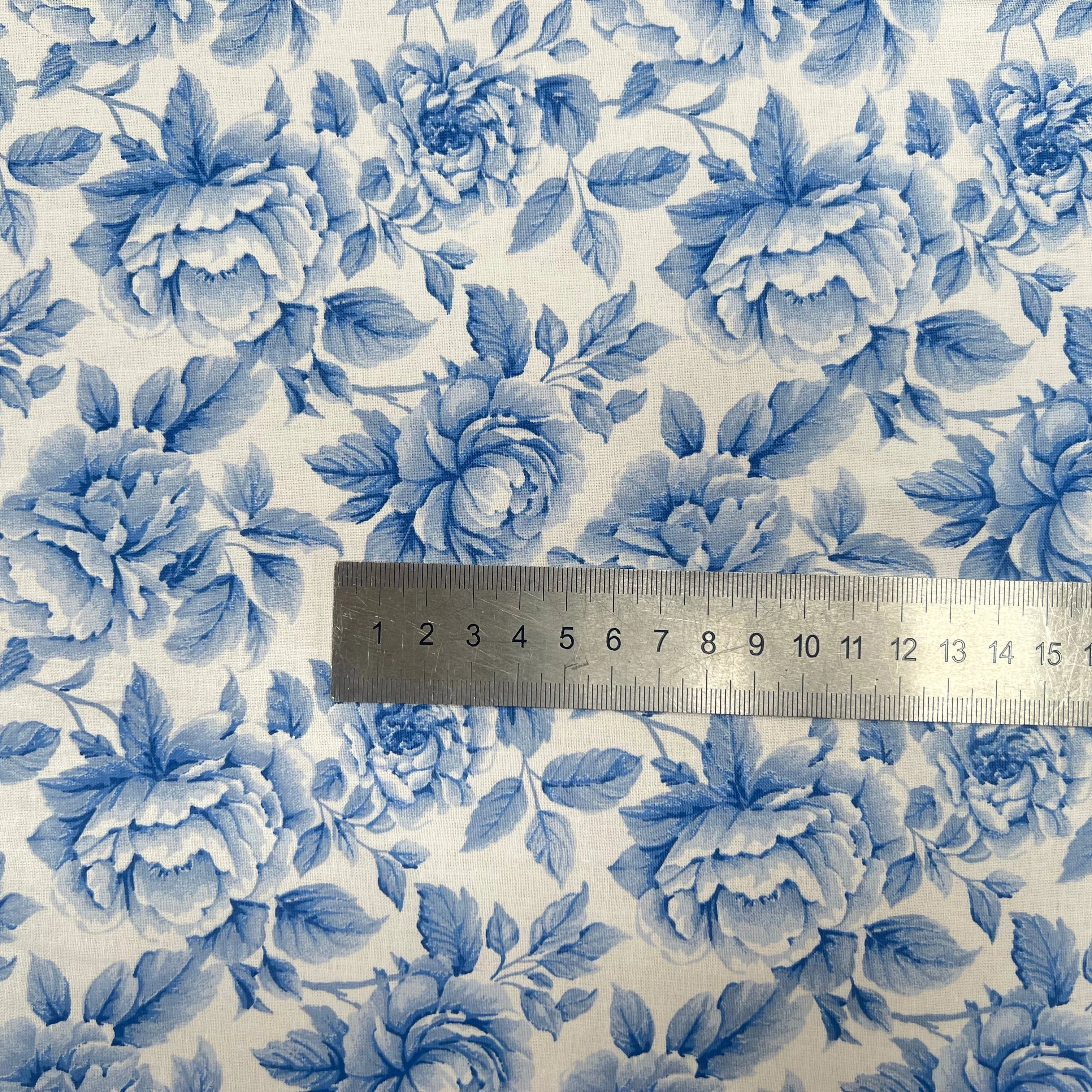 PERCALE DE COTON COBALT BLEU 150 CM - My Little Coupon