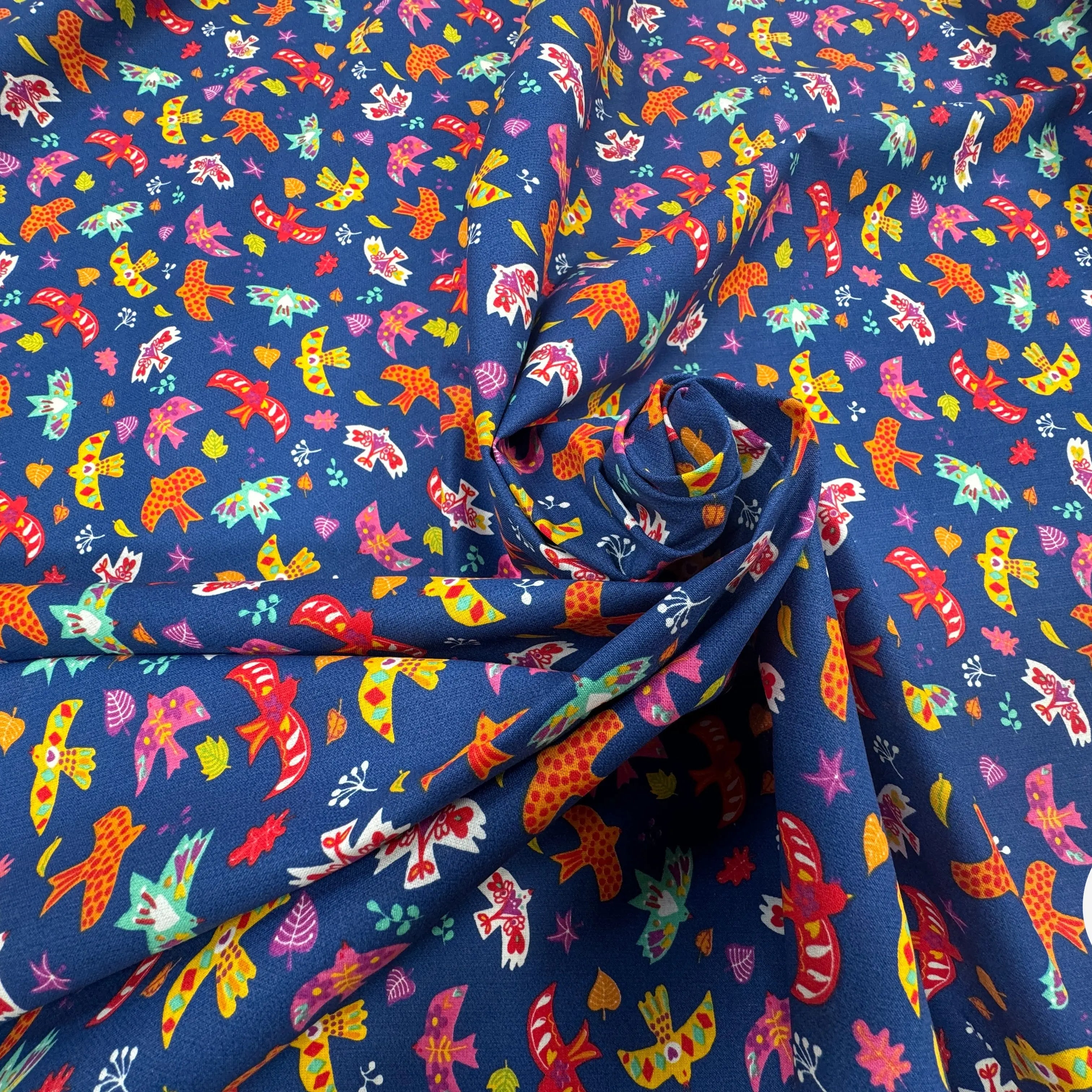 PERCALE DE COTON CUICUI MARINE - My Little Coupon