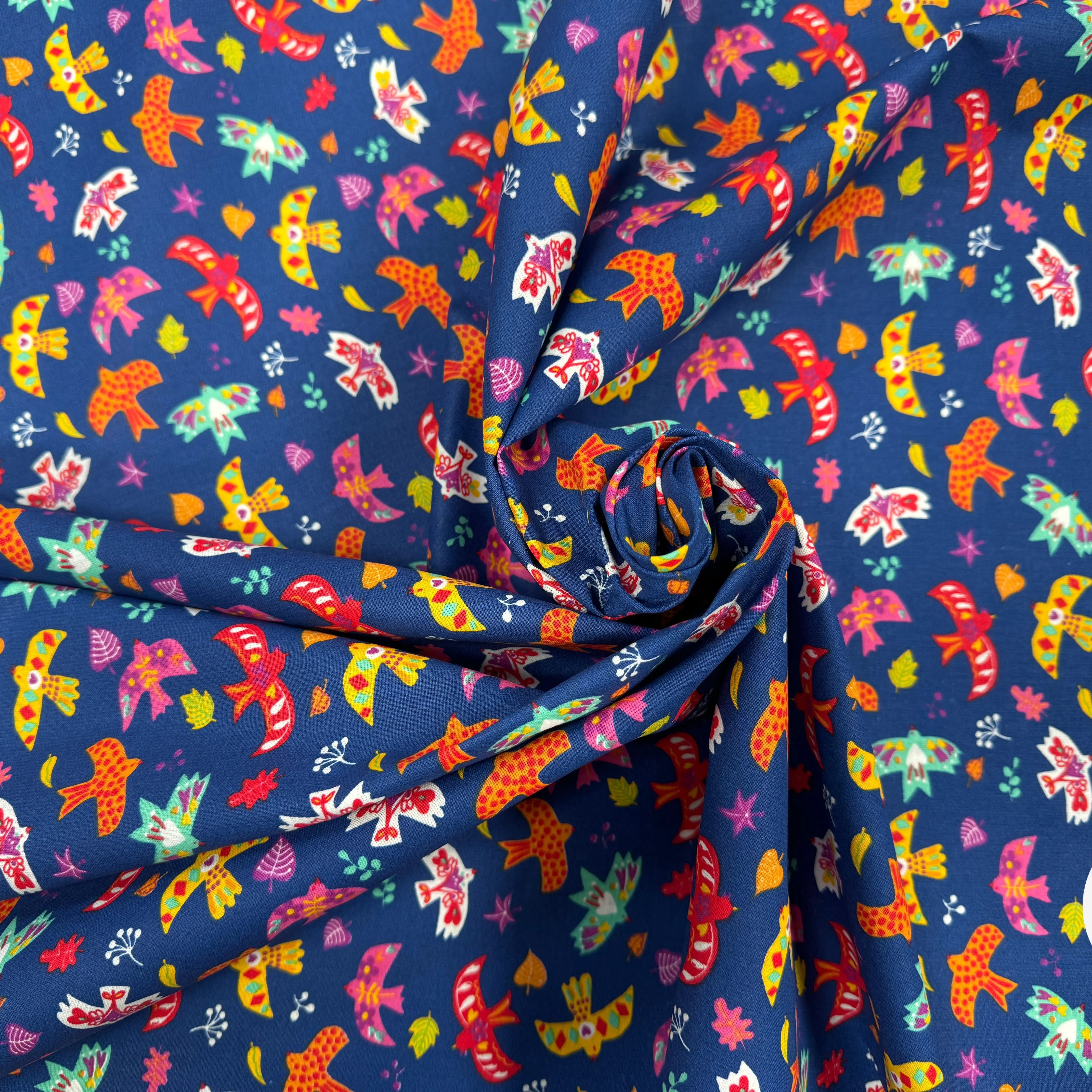 PERCALE DE COTON CUICUI MARINE - My Little Coupon