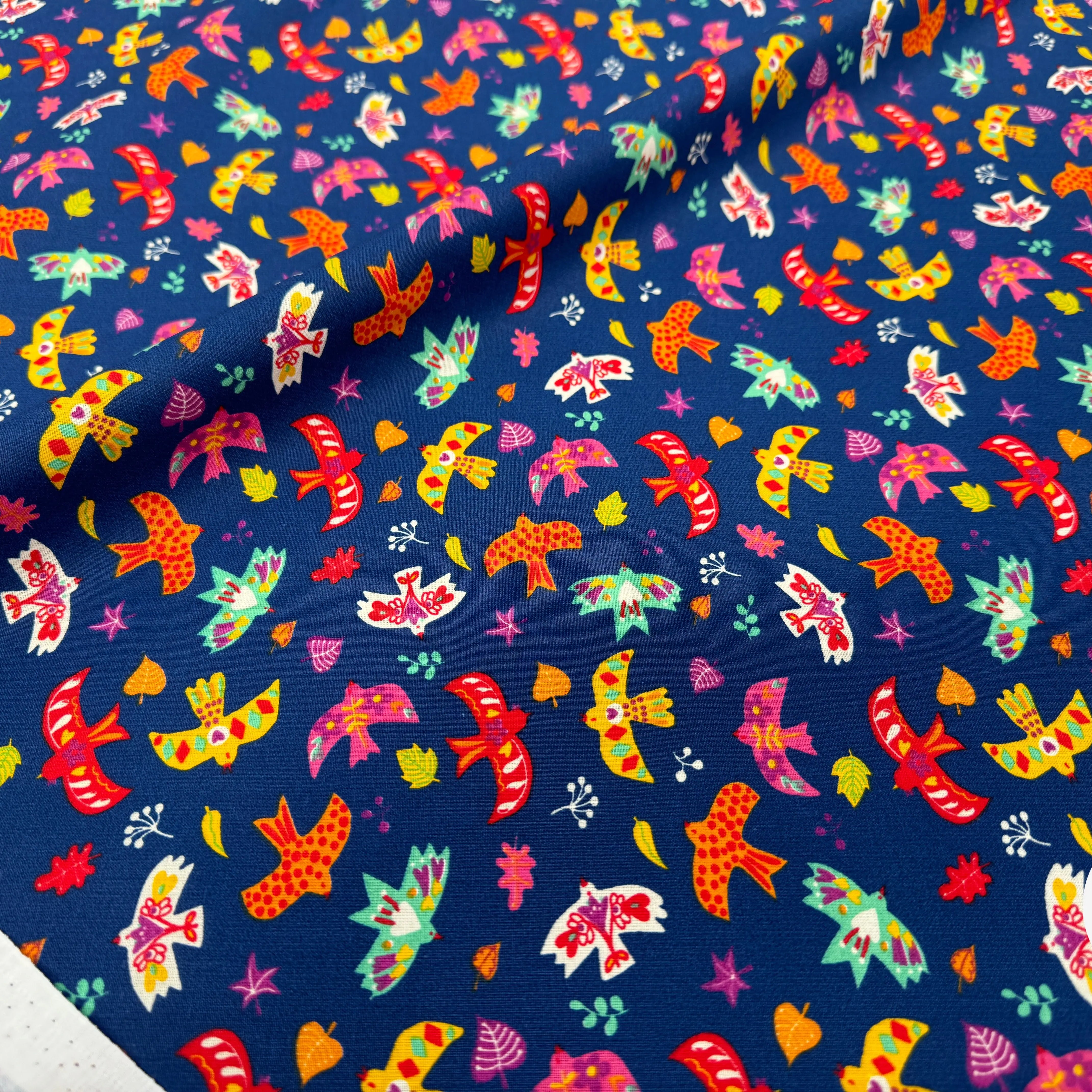 PERCALE DE COTON CUICUI MARINE - My Little Coupon