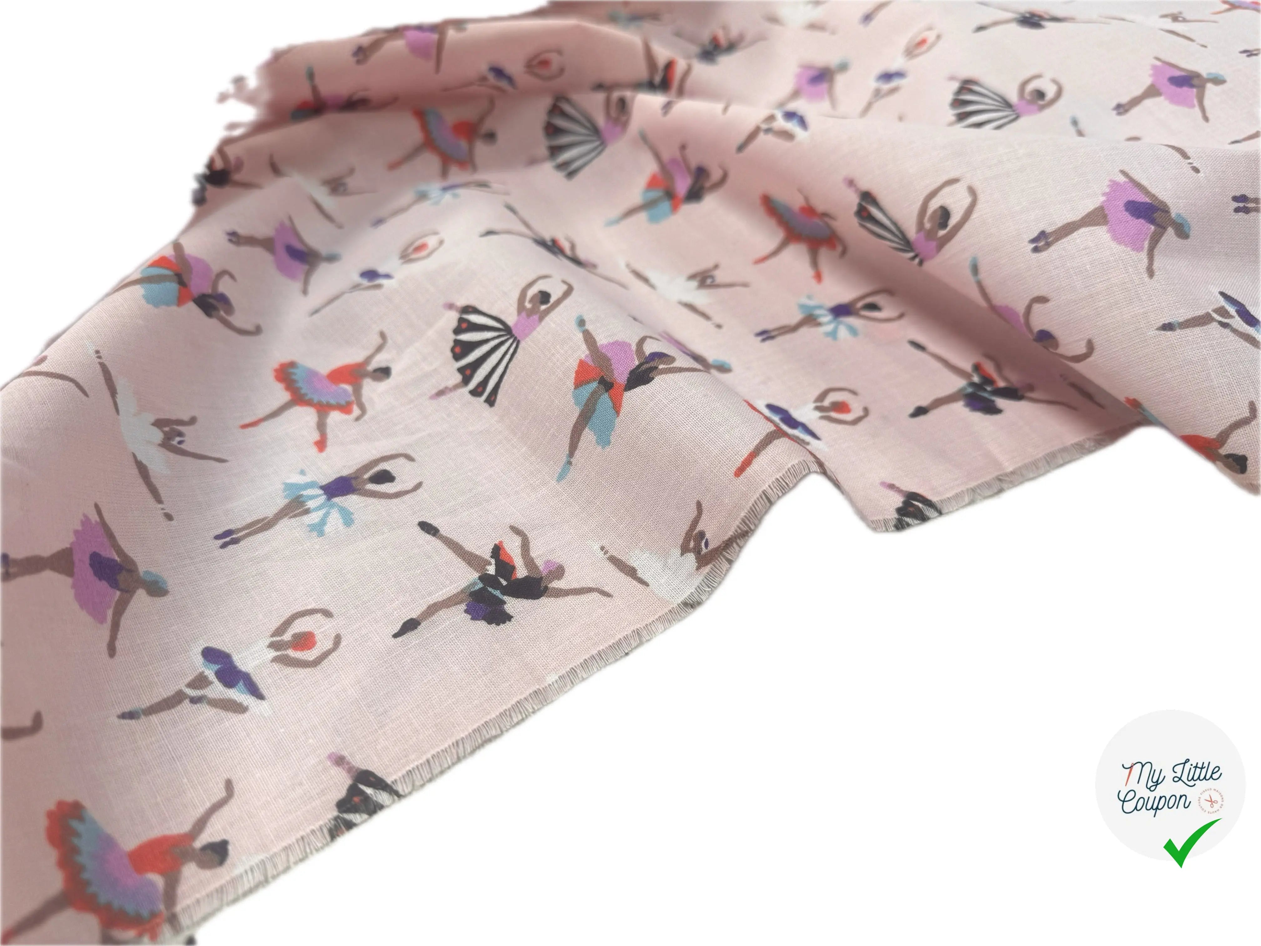 PERCALE DE COTON DANSEUSE NUDE - My Little Coupon