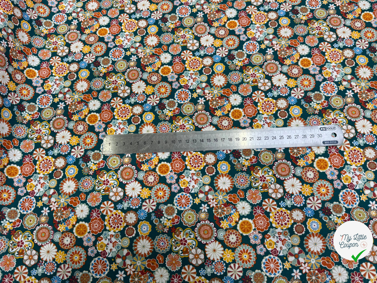 PERCALE DE COTON HINATA PEANUT 150 CM - My Little Coupon