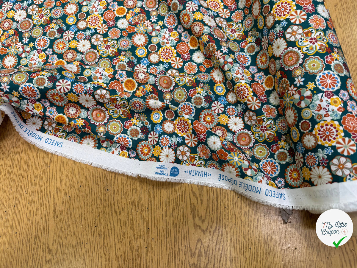 PERCALE DE COTON HINATA PEANUT 150 CM - My Little Coupon