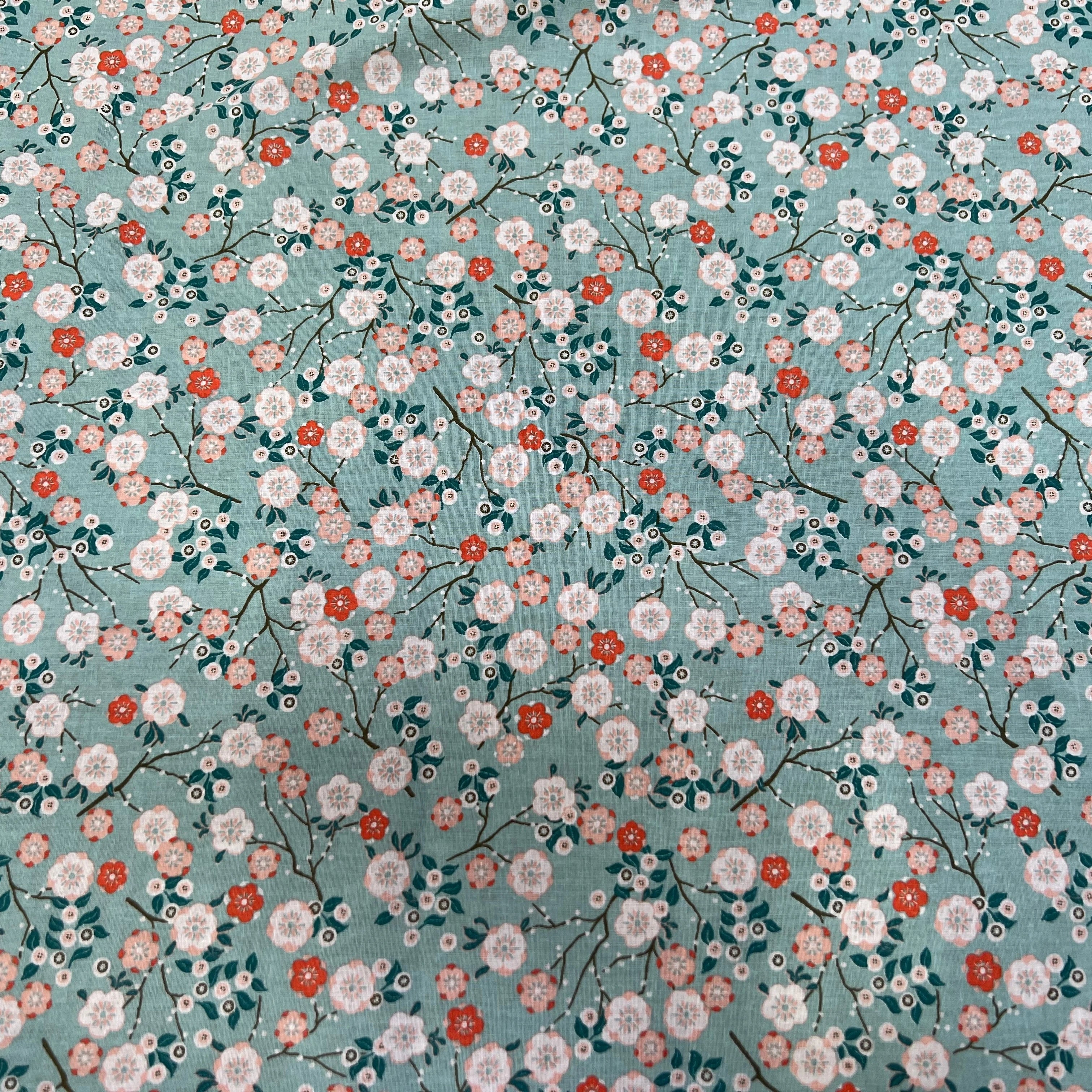 PERCALE DE COTON HOKKAIDO CIEL 150 CM - My Little Coupon